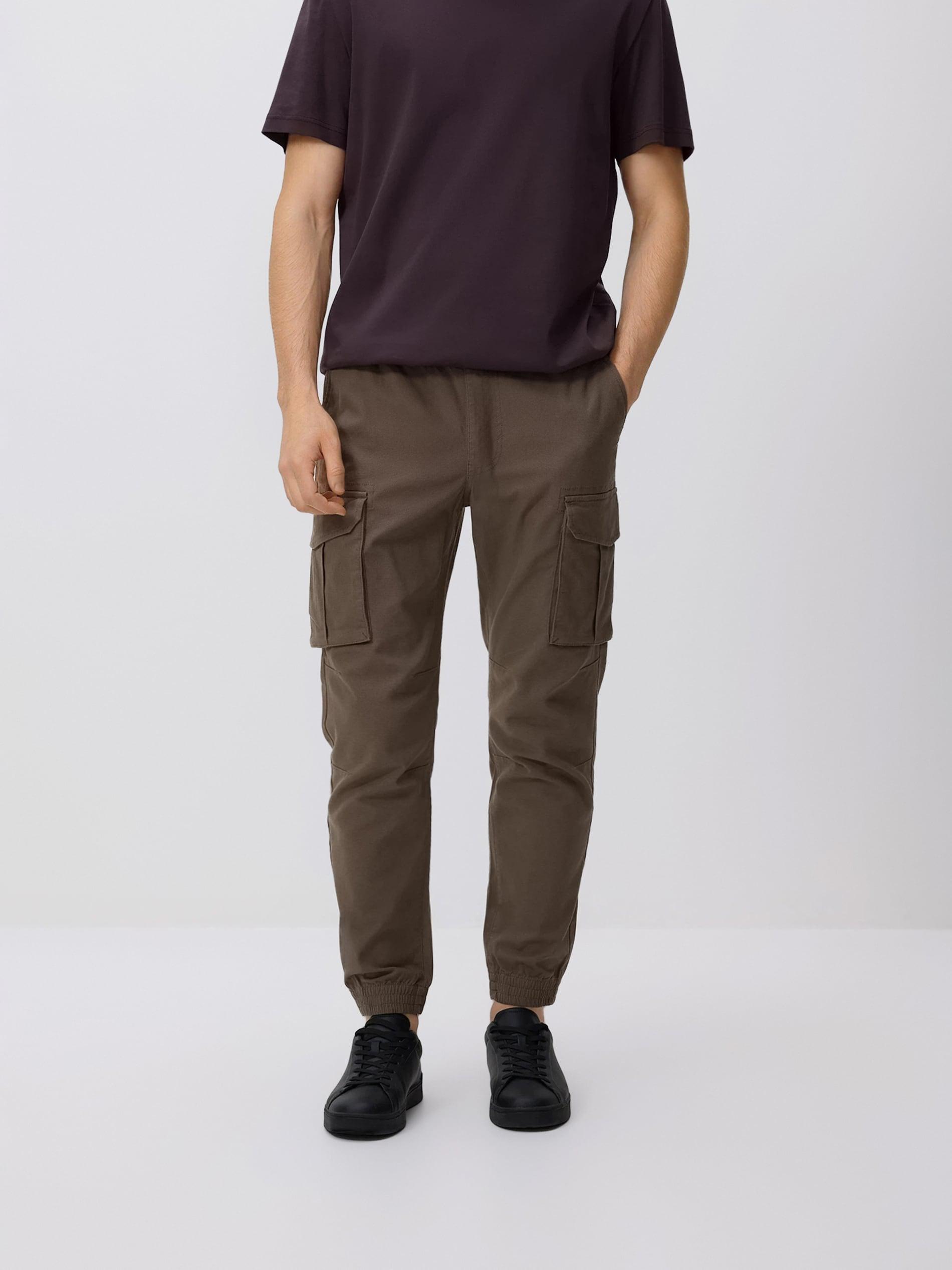 بنطال جوغر كارجو بيج, Beige, medium