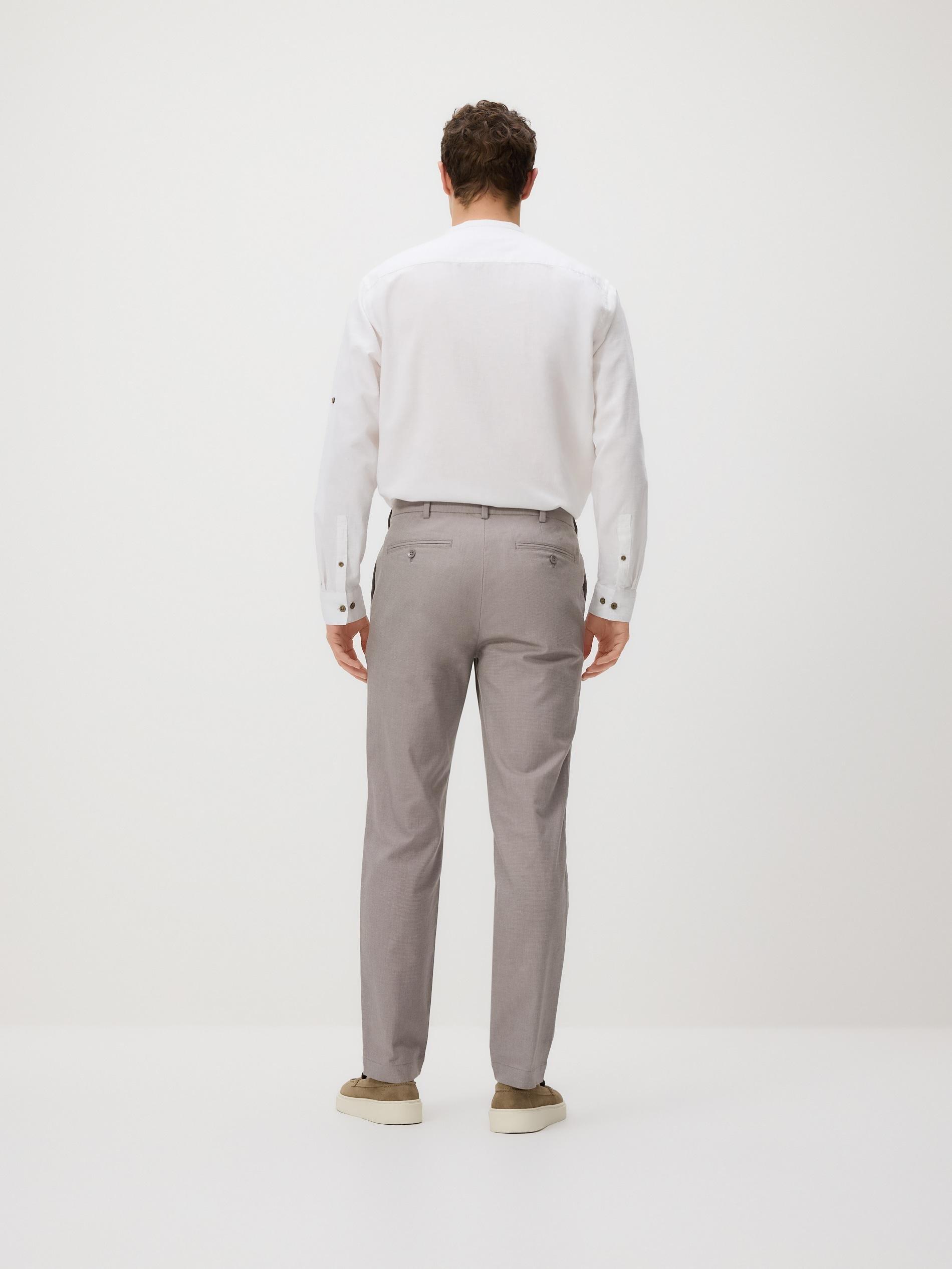 Beige Chino Carrot Trousers, Beige, large image number 3