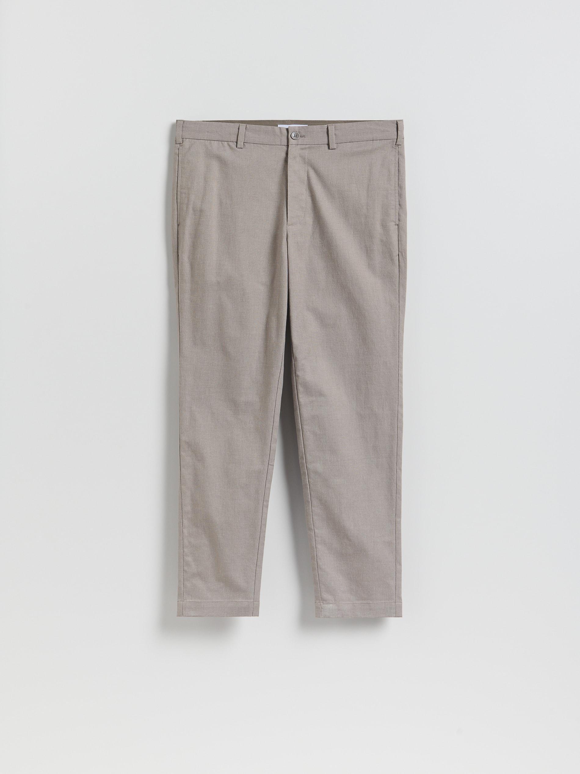 Beige Chino Carrot Trousers, Beige, large image number 4
