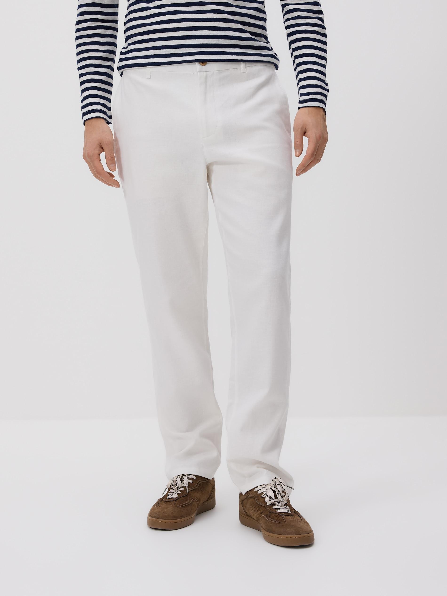 White Trousers, White, large image number 0