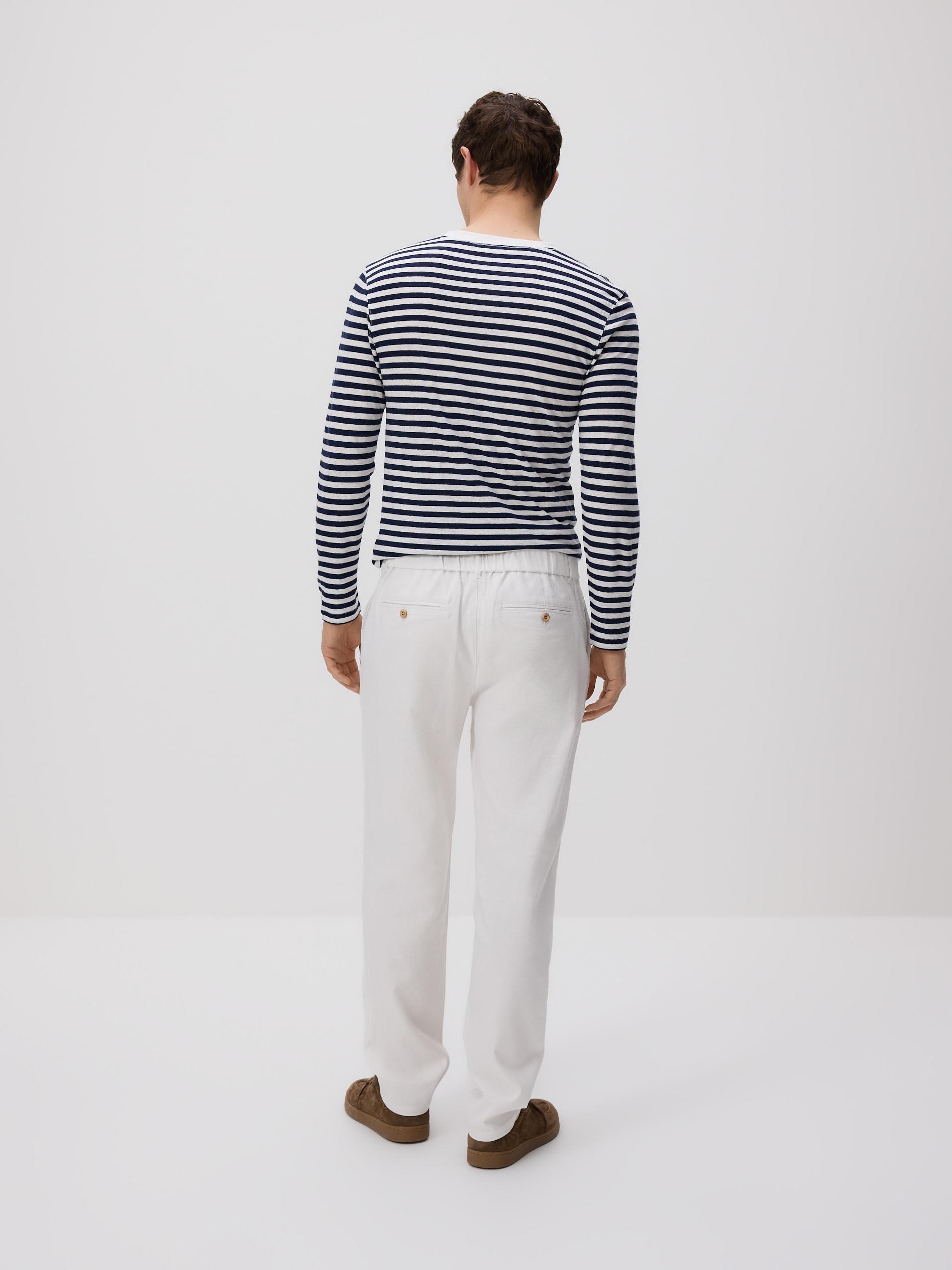 White Trousers, White, large image number 2