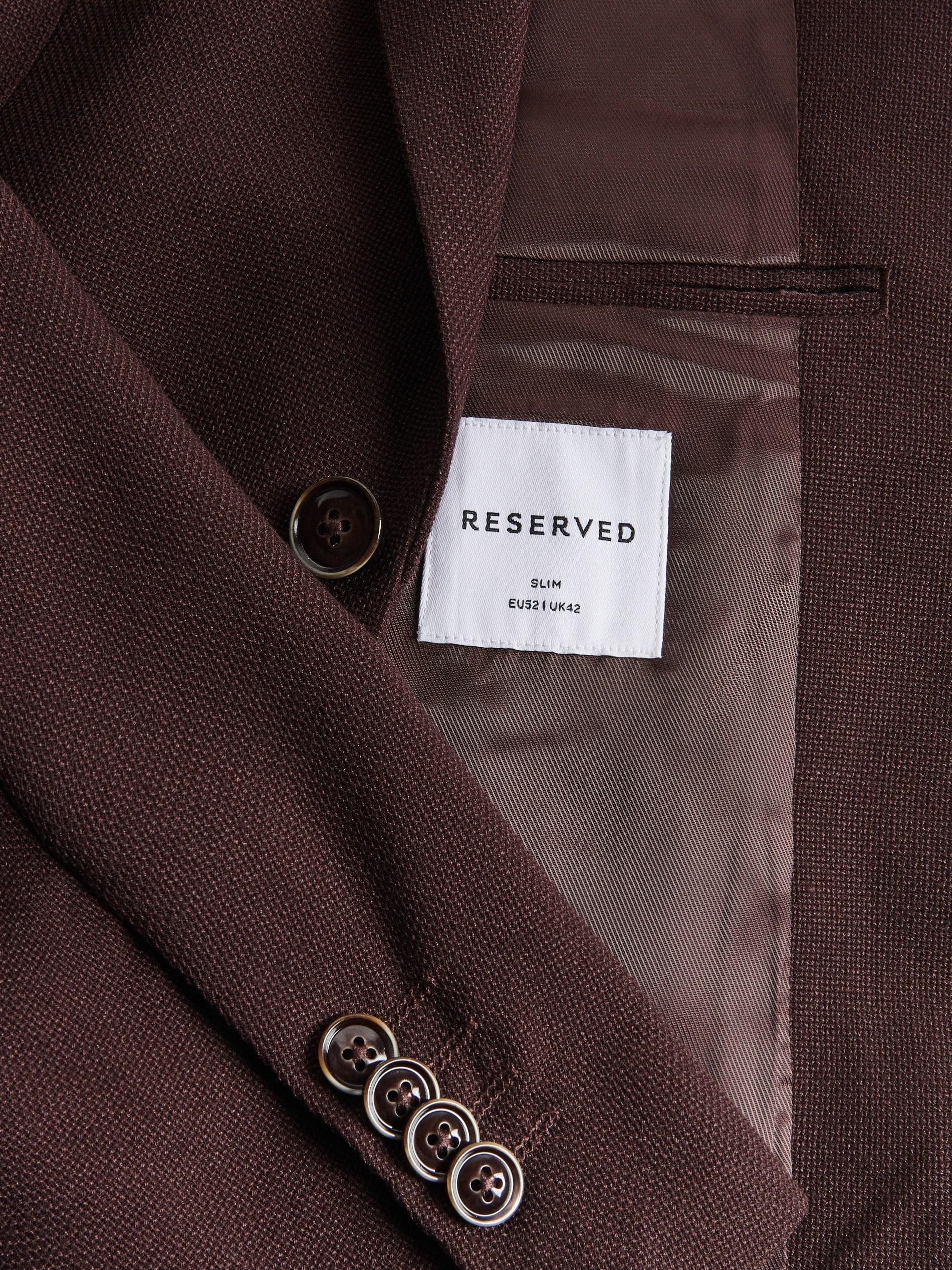 Maroon Slim Fit Blazer, Burgundy, large image number 5