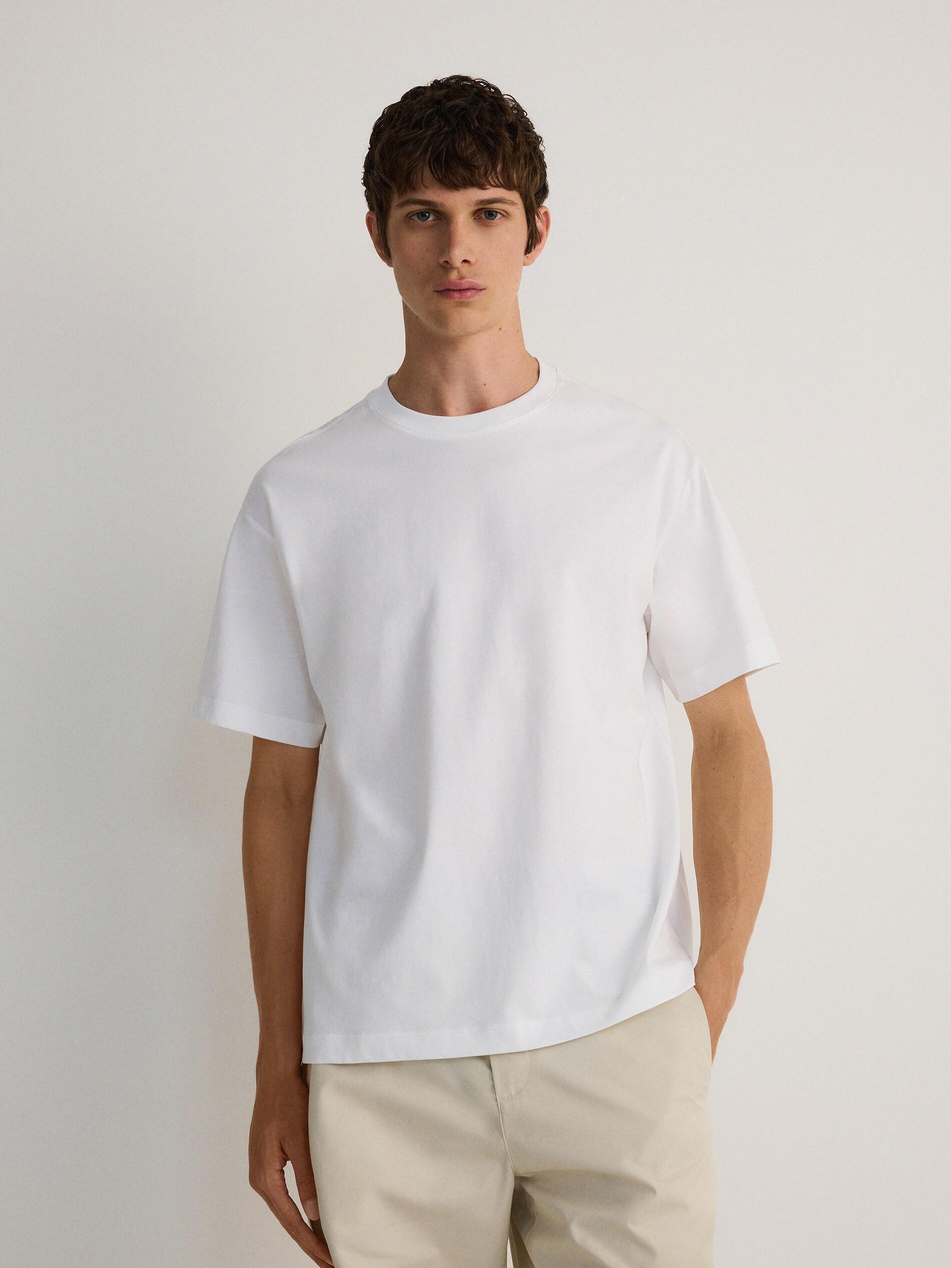 White Short Sleeve T-Shirt, , large image number 1