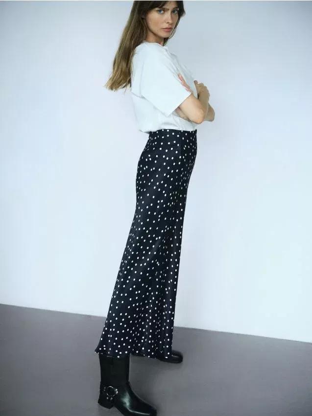 Navy Skirt, , large image number 0