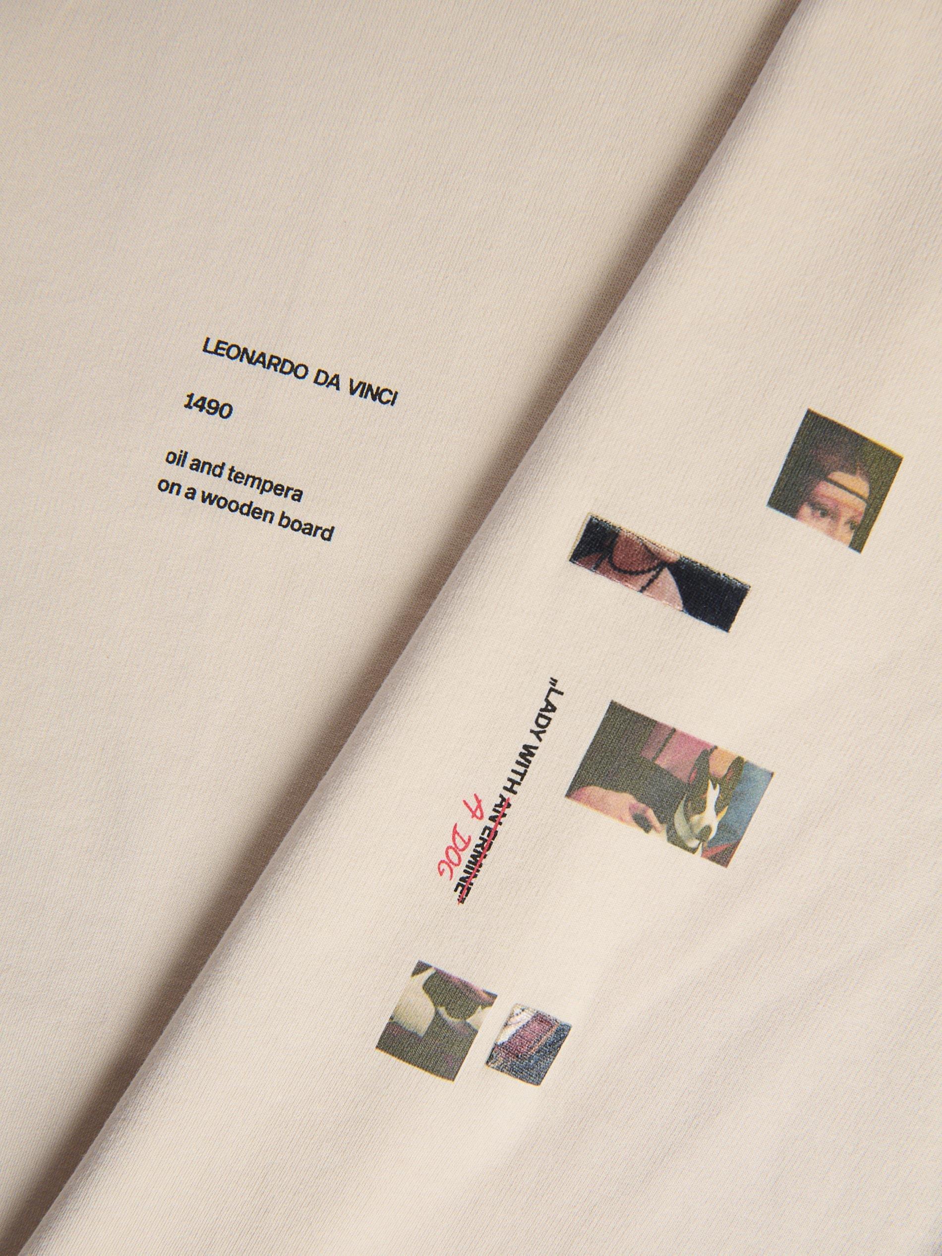 تيشيرت بيج بقصة عادية بطبعة, Beige, large image number 8