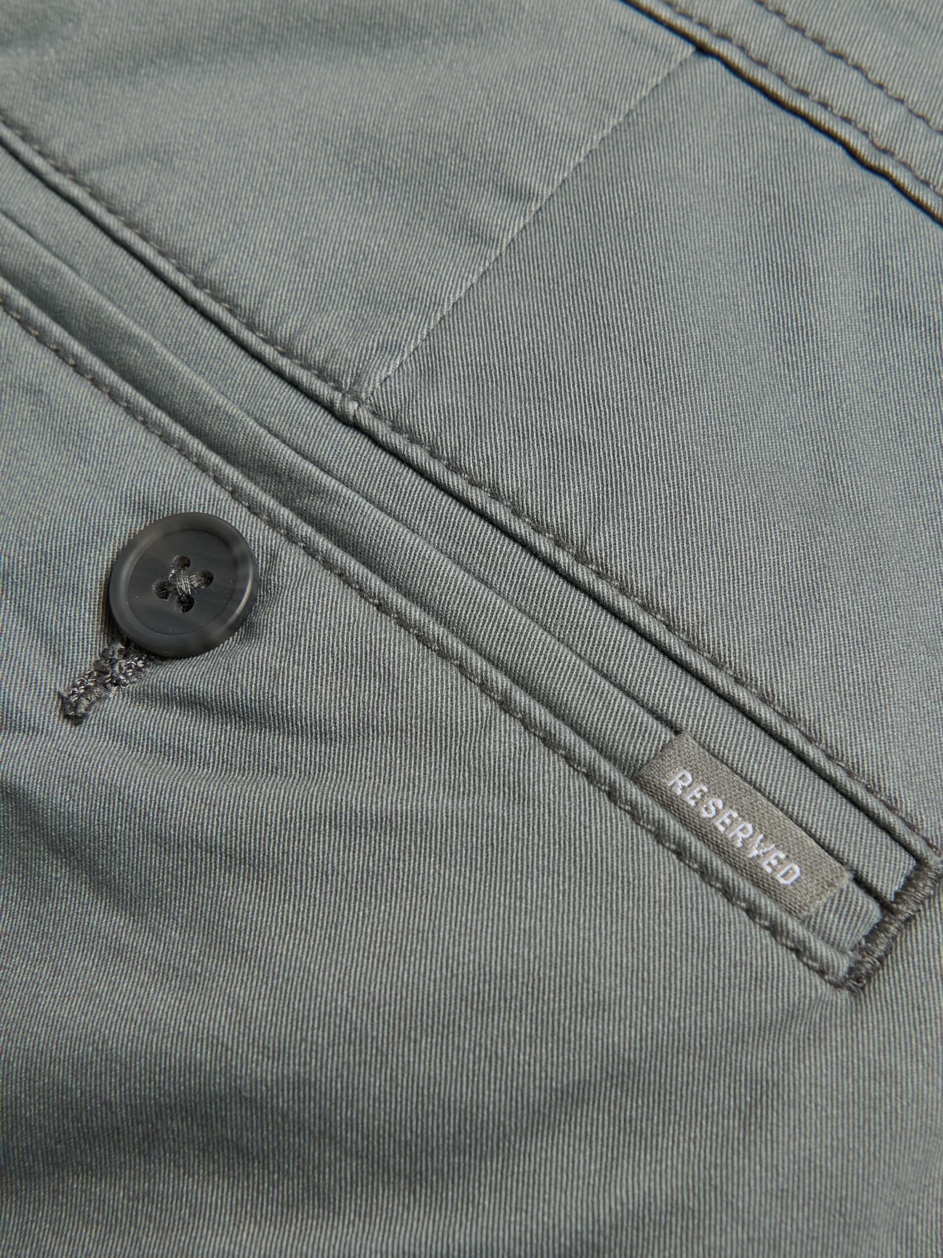 Green Chino Slim Fit Trousers, Green, large image number 4