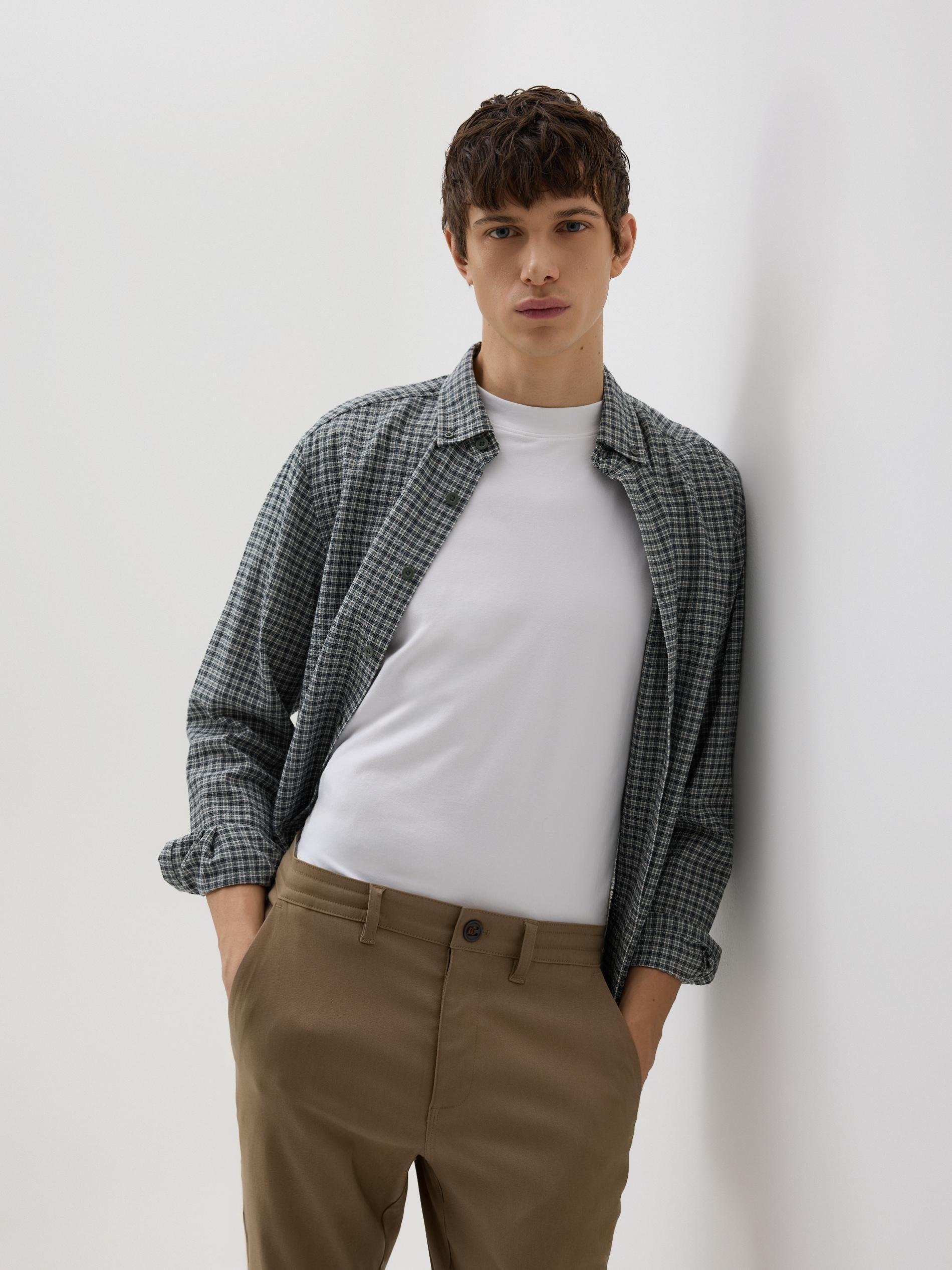 Beige Chino Carrot Trousers, Beige, large image number 2