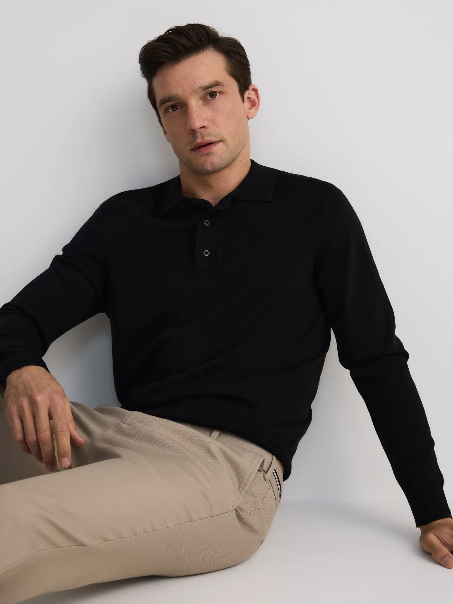 Beige Slim Chinos With High Cotton Content, , large image number 2
