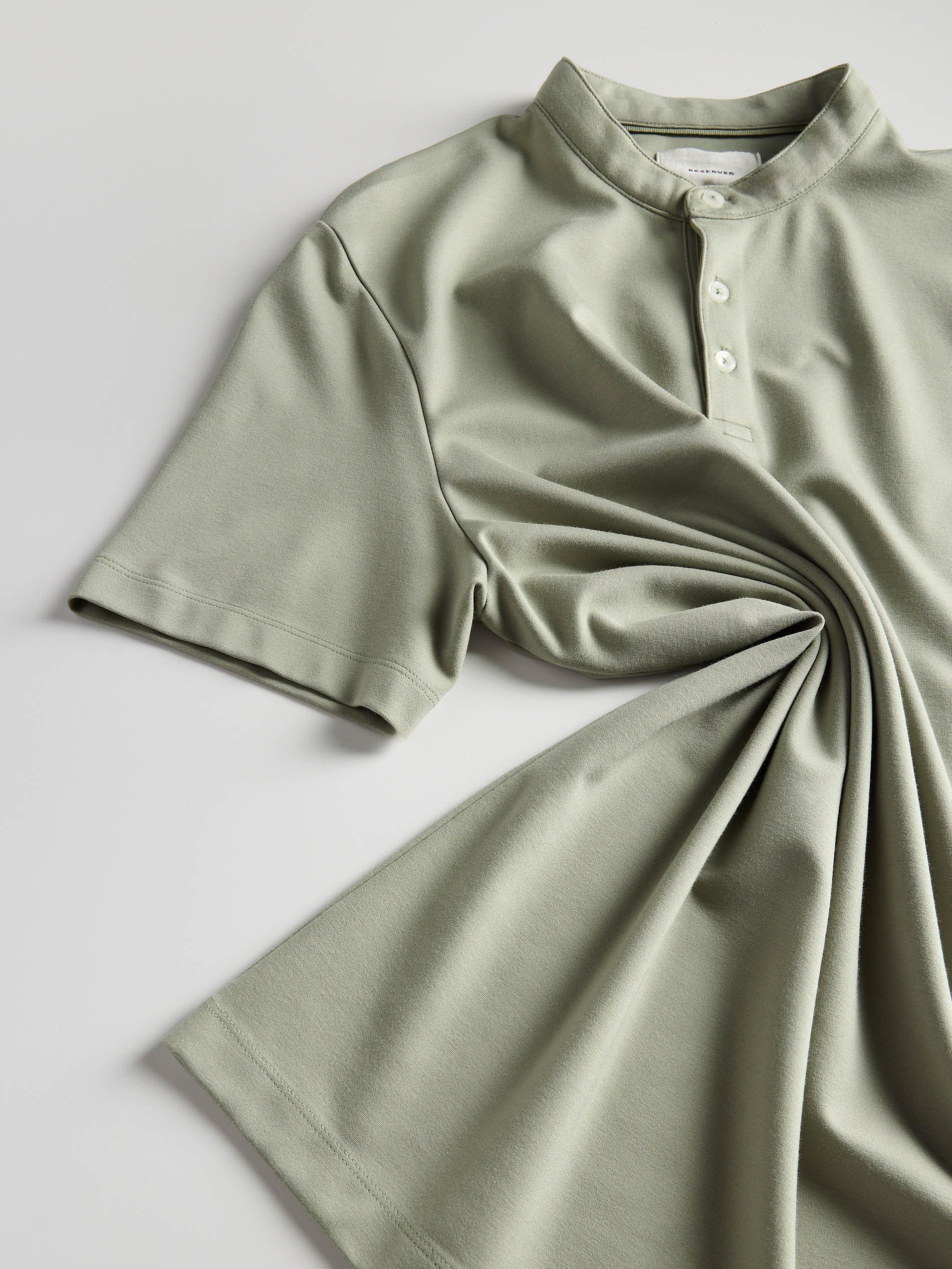 Green Solid Jersey Polo Shirt, , large image number 2