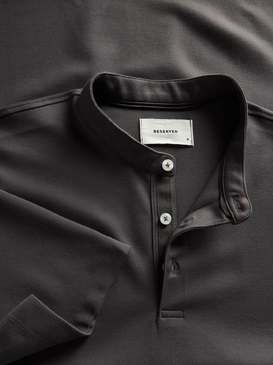 Grey Regular Fit Polo Shirt, , large image number 1