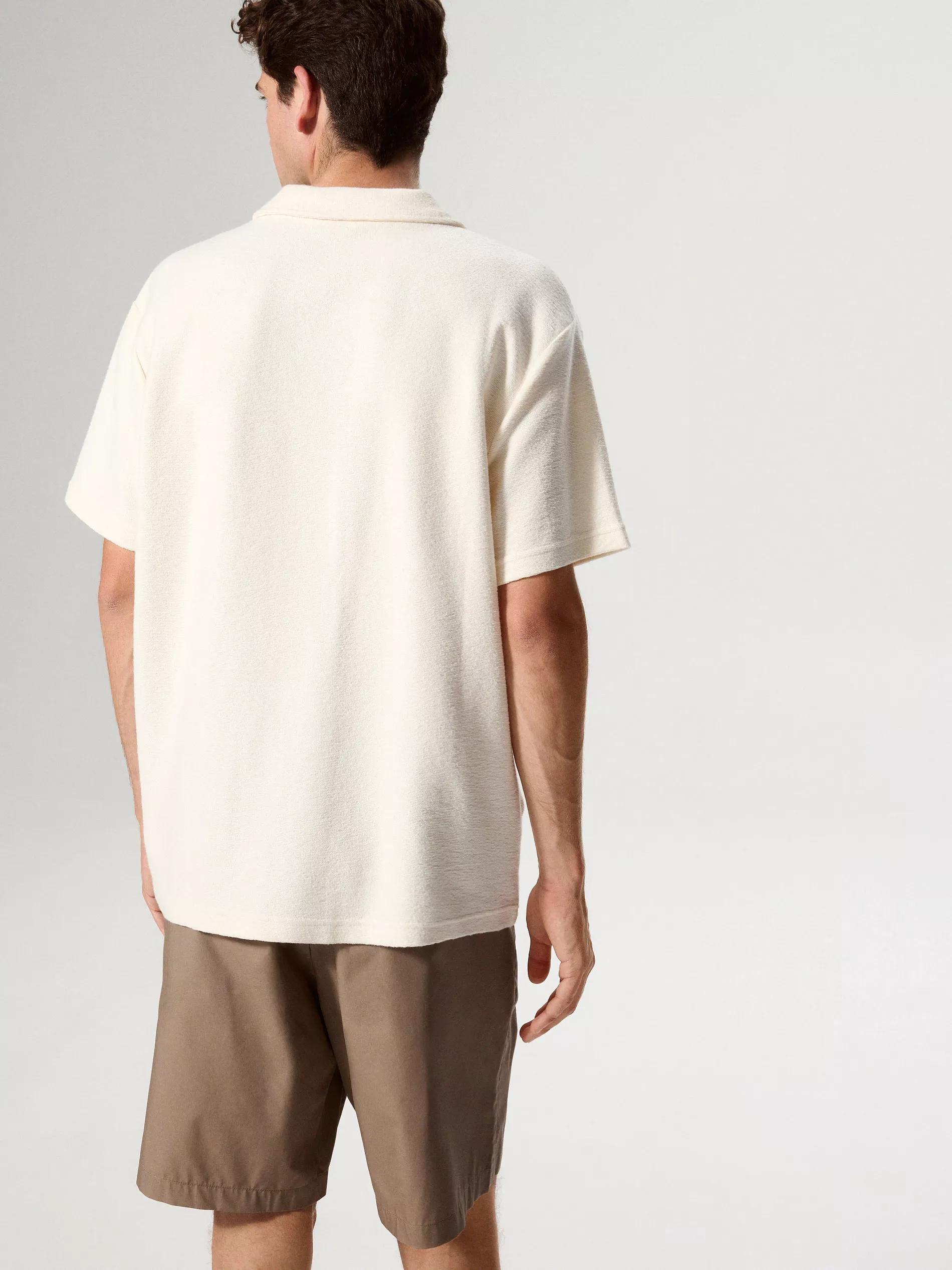 Beige Cotton Shorts, , large image number 2