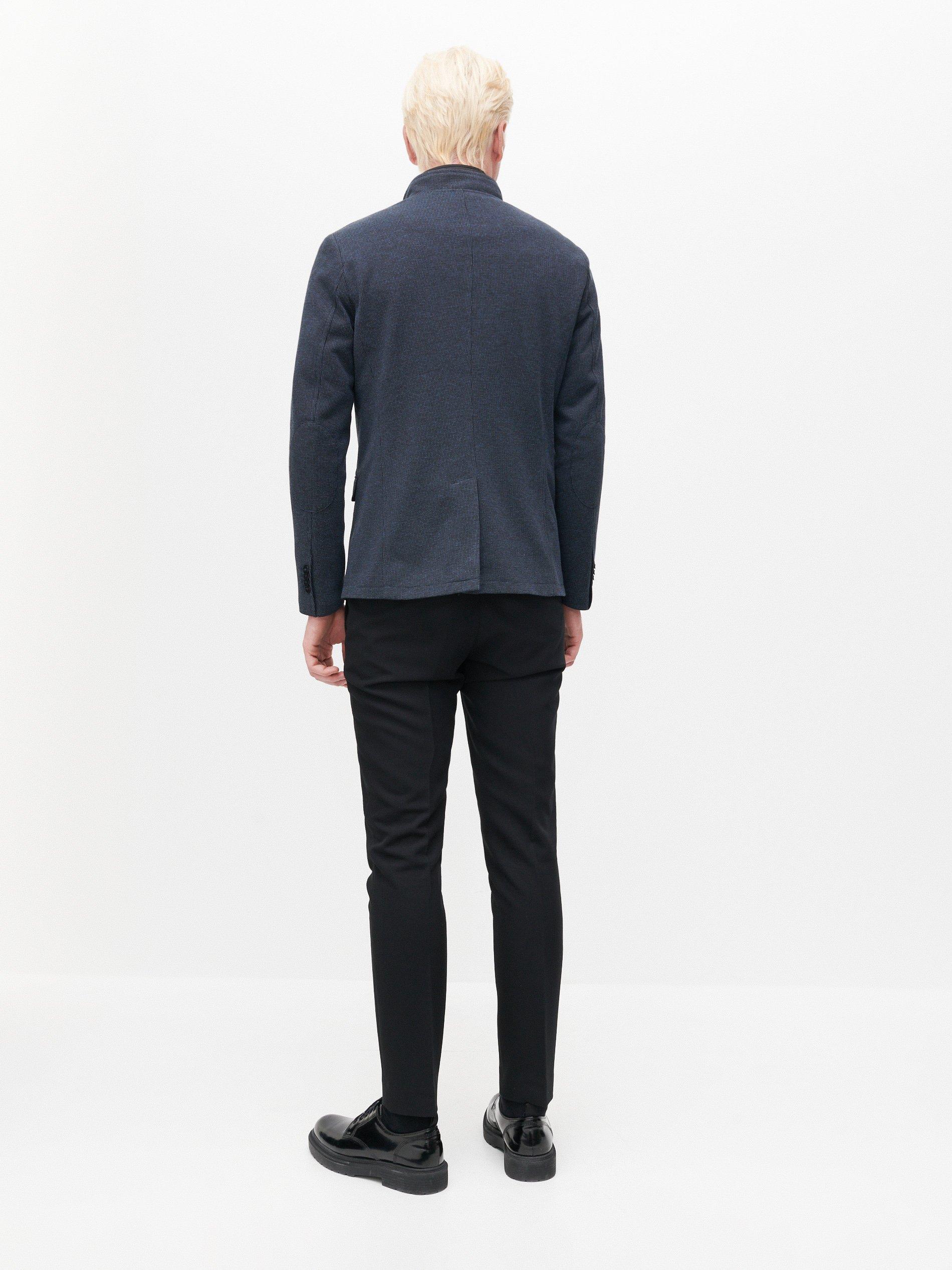 Navy Sports Style Lining Blazer, , large image number 3