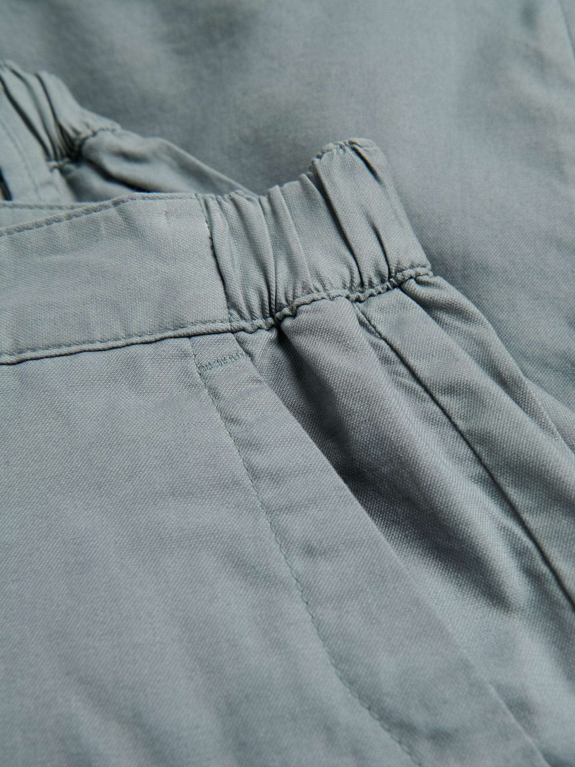 Green Cotton Rich Chino Shorts, Green, large image number 4