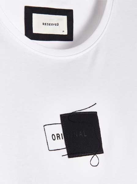 White Printed T-Shirt, , large image number 4