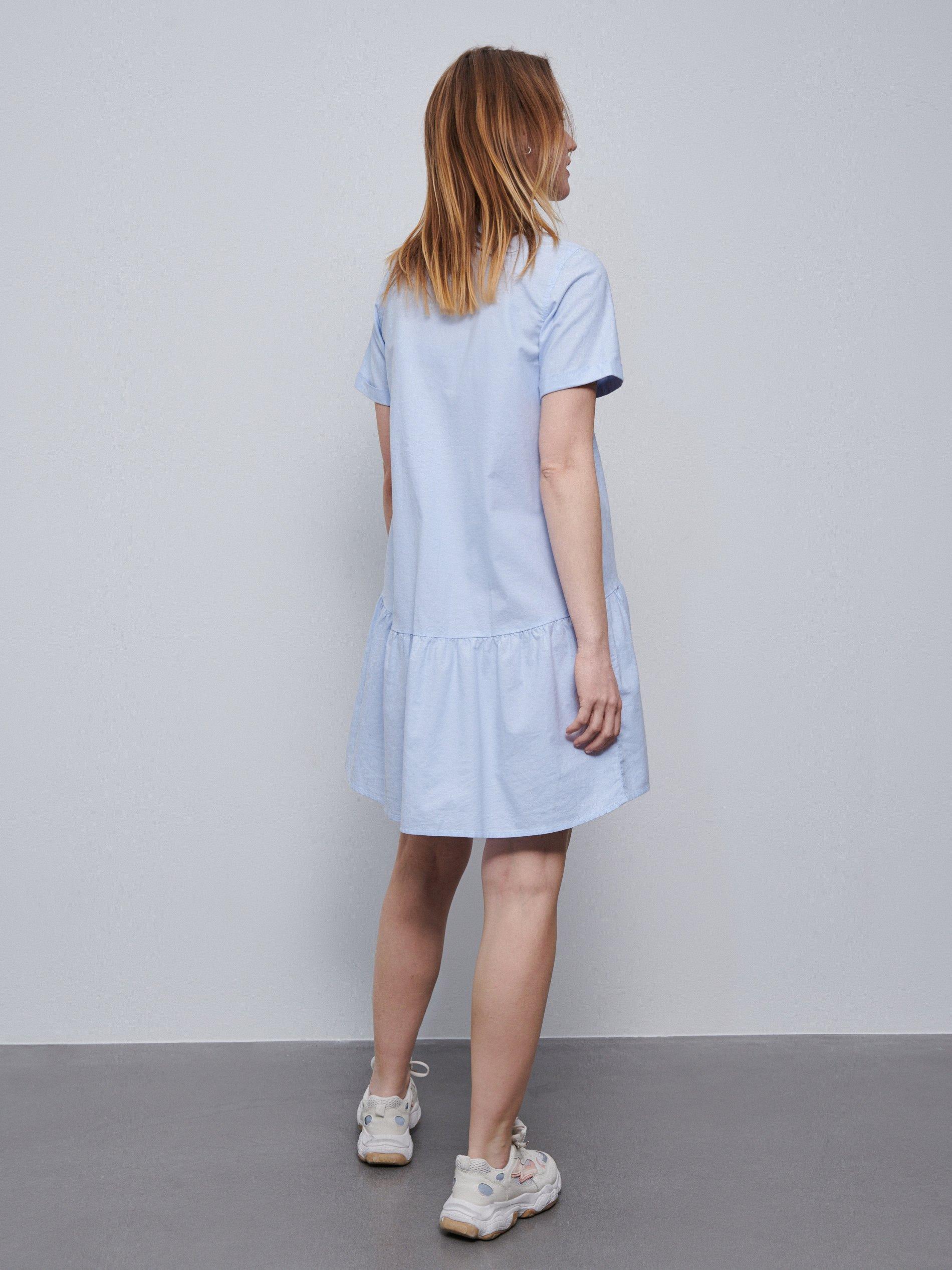 Pale Blue Shirt Dress, Women, , large image number 2