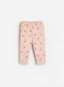 Reserved - Pink Crab Print Sweatpants, Kids Girl