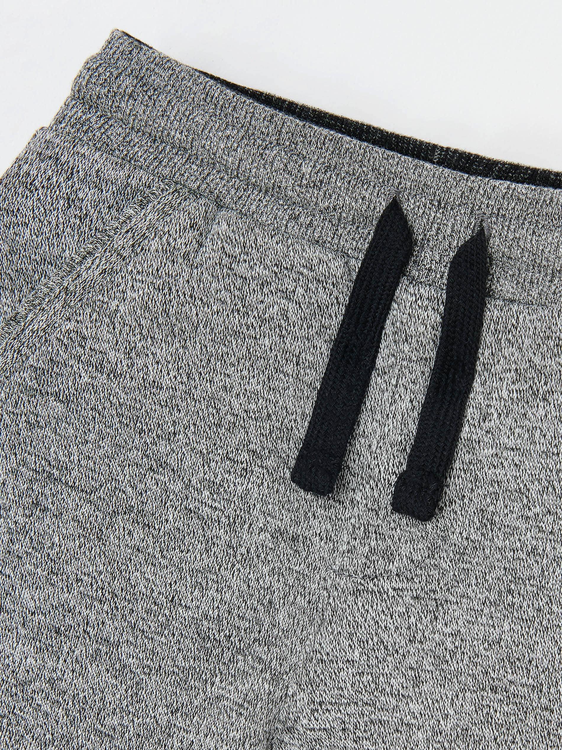 Grey Melange Sweatpants, Kids Boys, , large image number 1