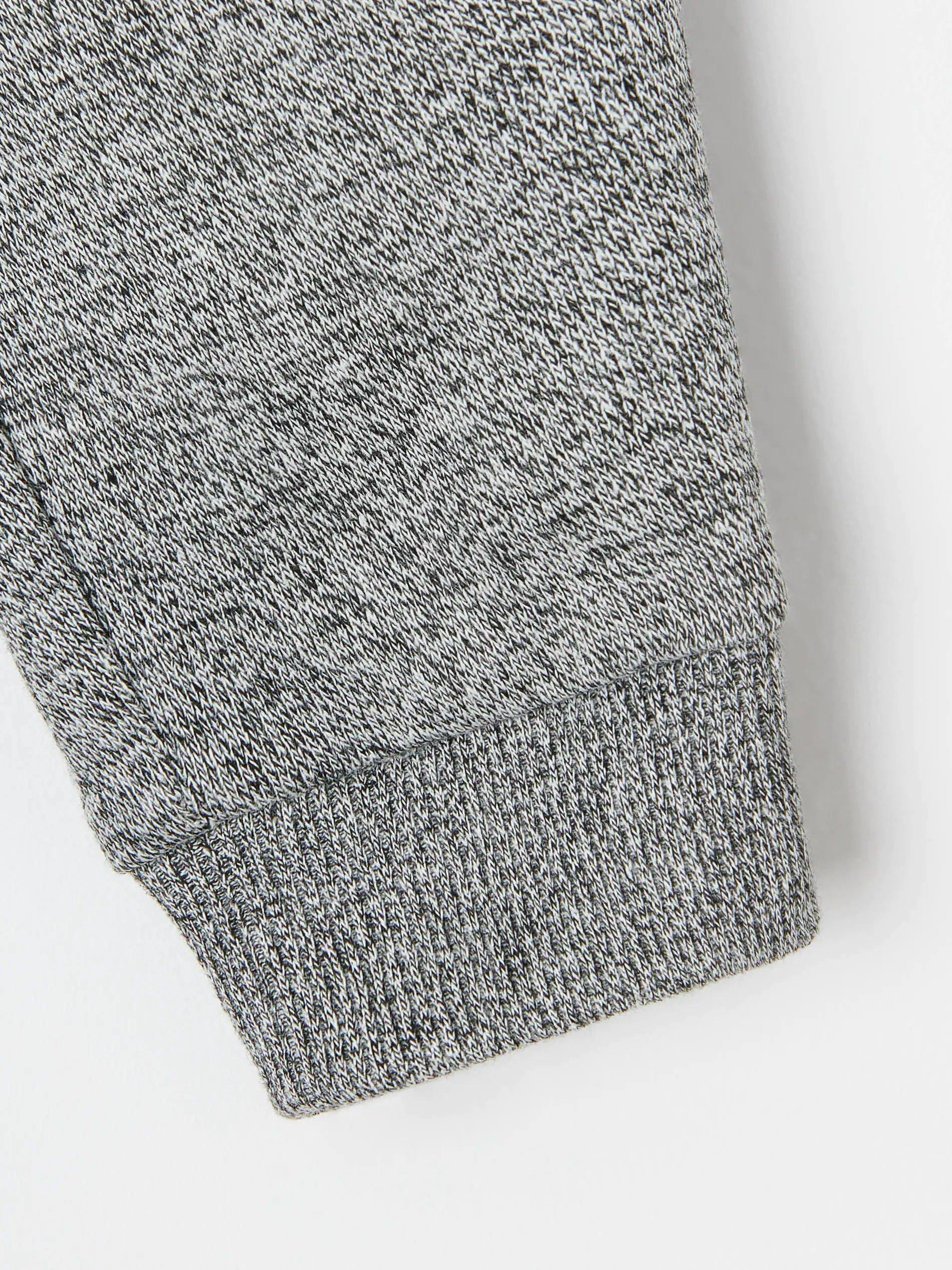 Grey Melange Sweatpants, Kids Boys, , large image number 4