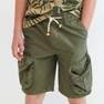 Reserved - Khaki Cargo Bermuda Shorts, Kids Boy