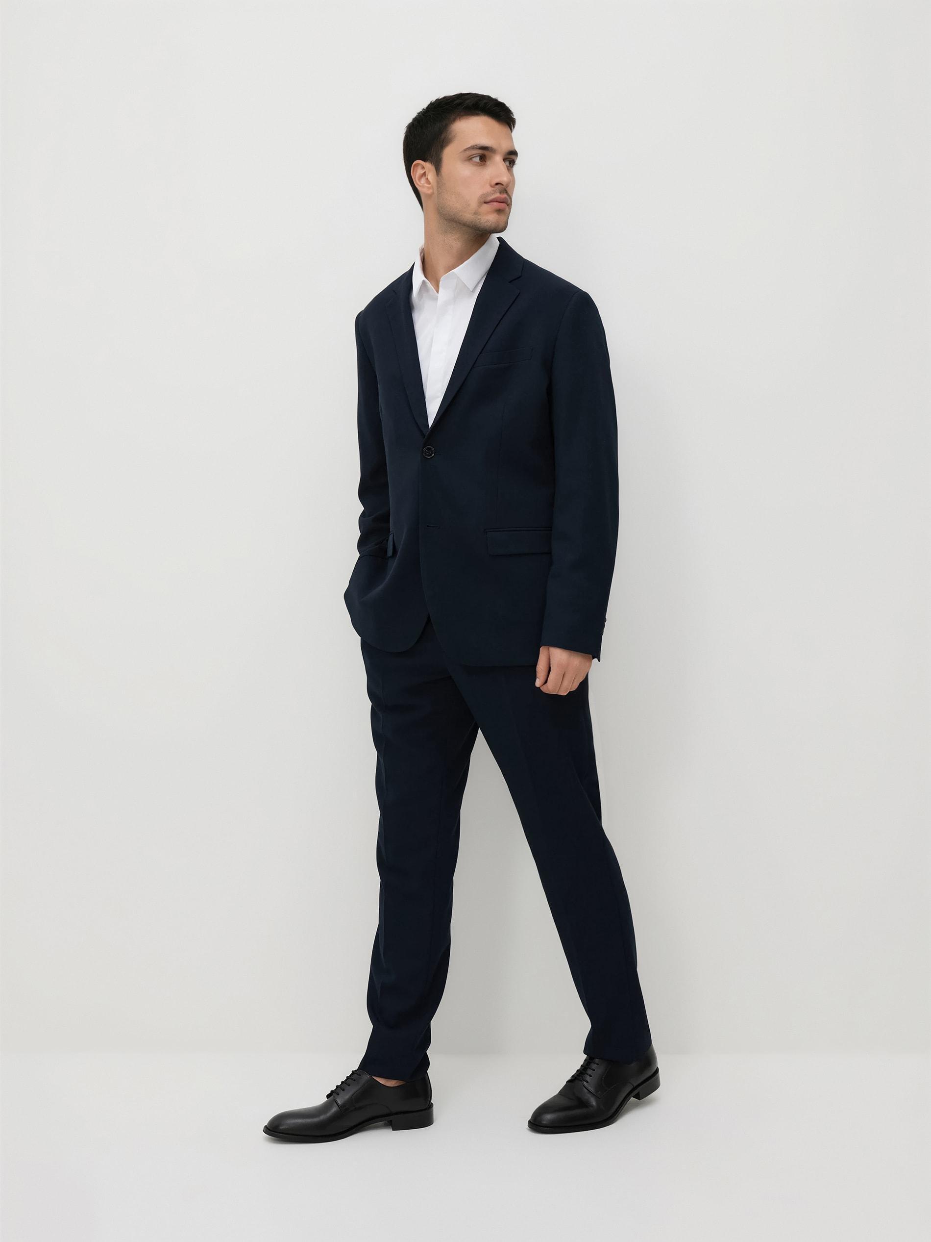 Navy Regular Fit Blazer, Navy, medium