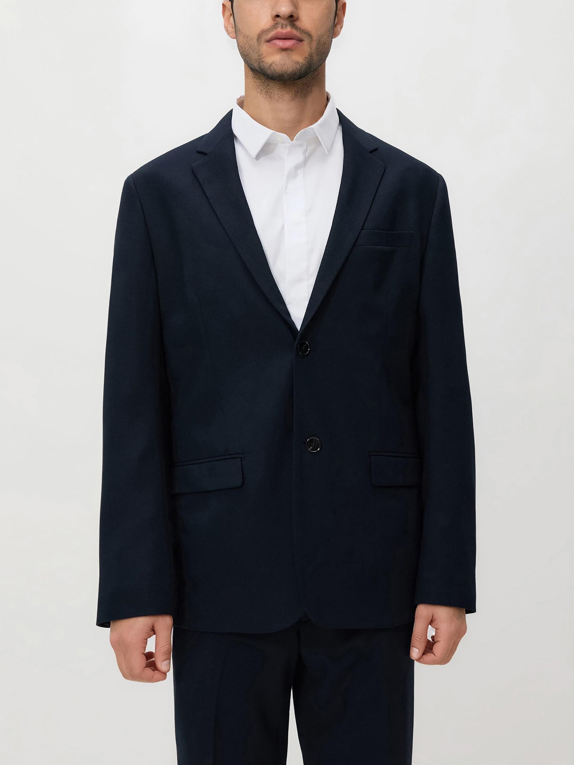 Navy Regular Fit Blazer, Navy, large image number 1