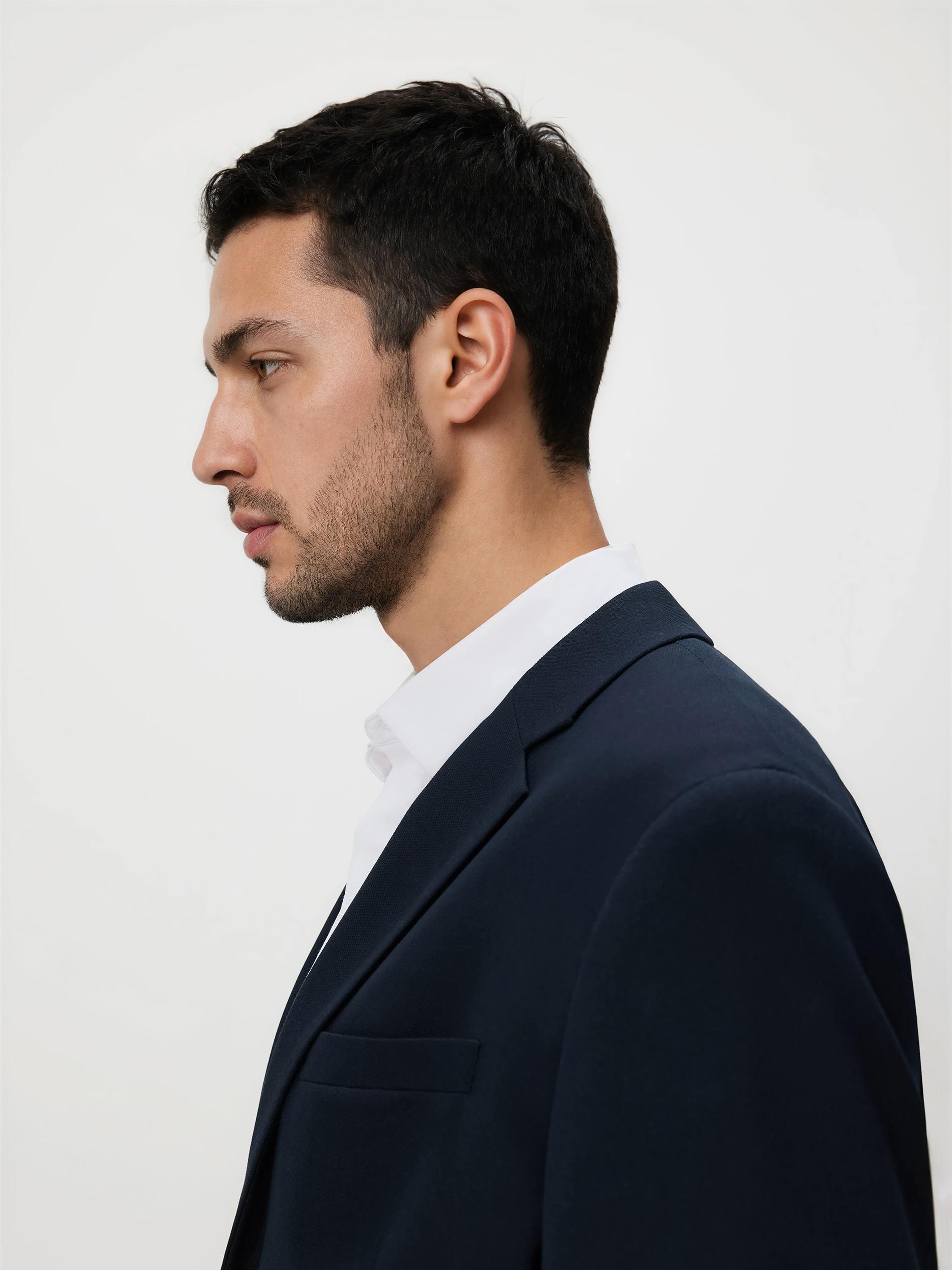 Navy Regular Fit Blazer, Navy, large image number 2