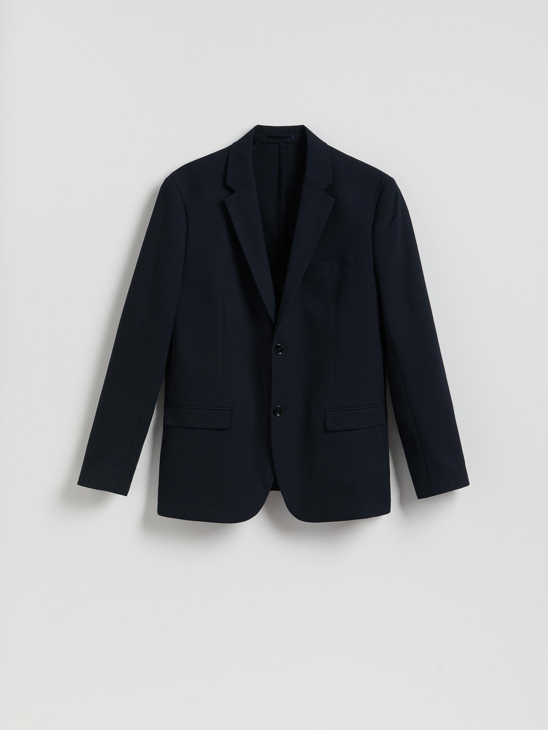Navy Regular Fit Blazer, Navy, large image number 4