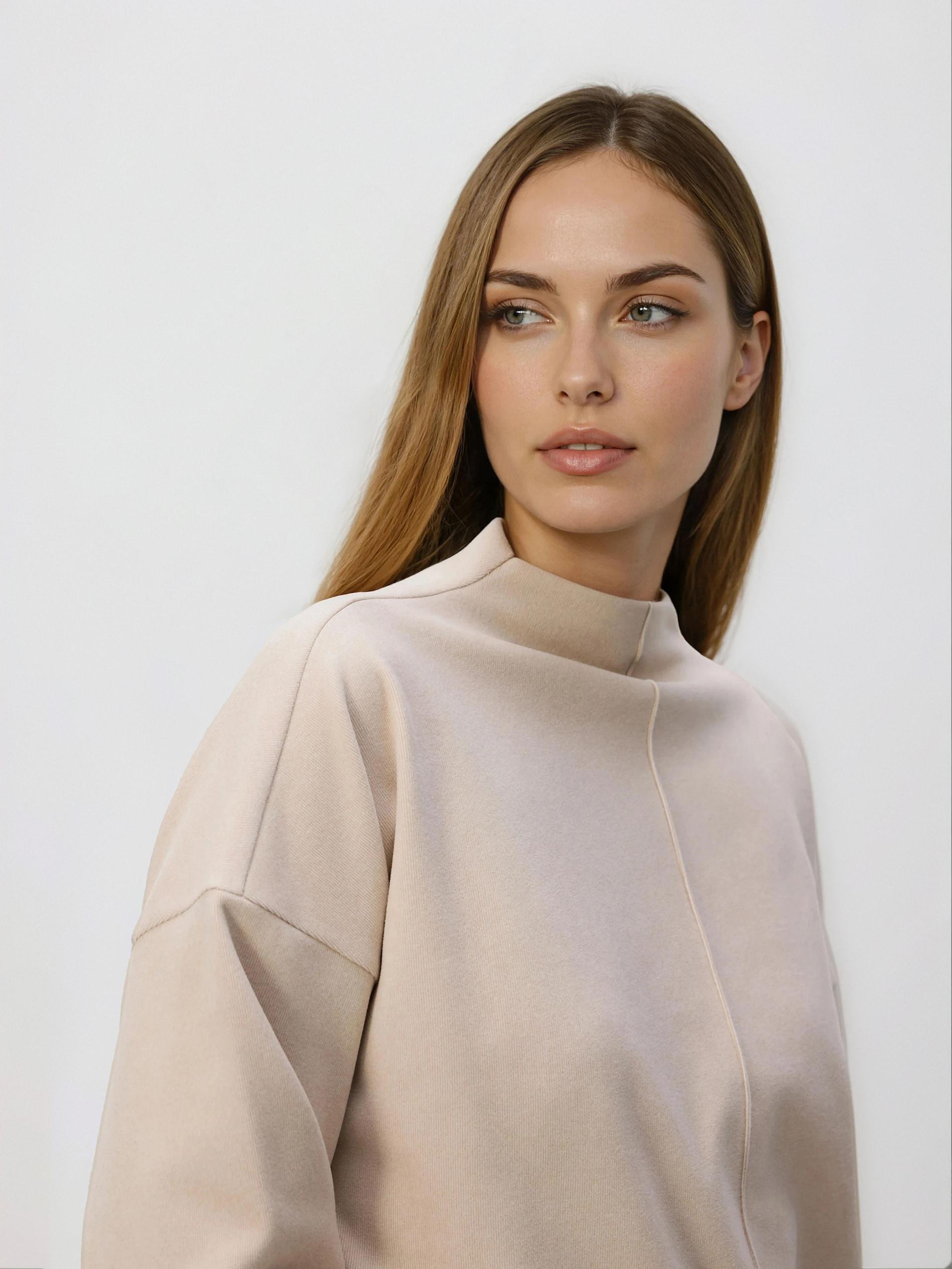 بلوزة بيج بتفاصيل, Ivory, large image number 3