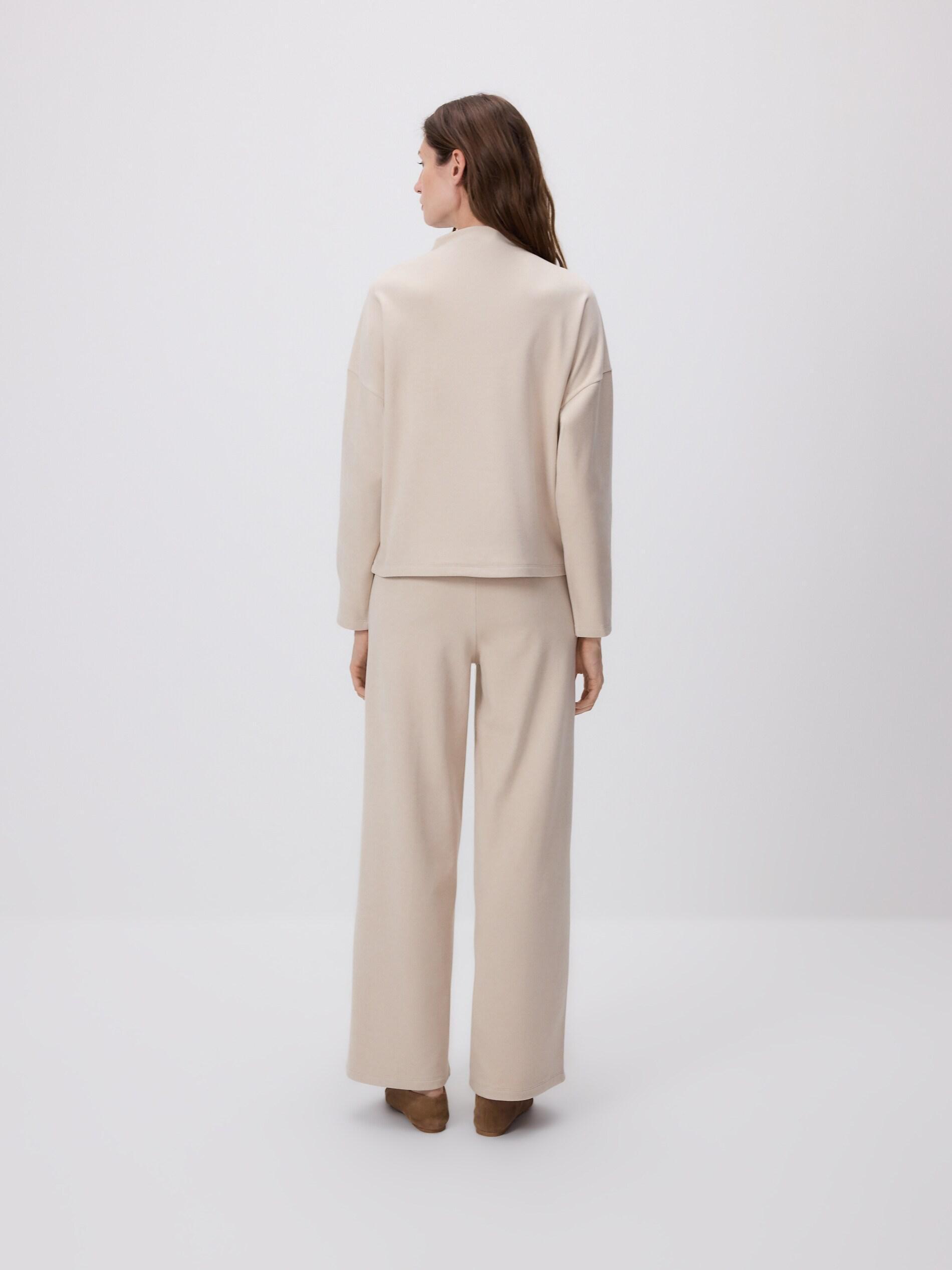 Beige Detailed Blouse, Ivory, large image number 5