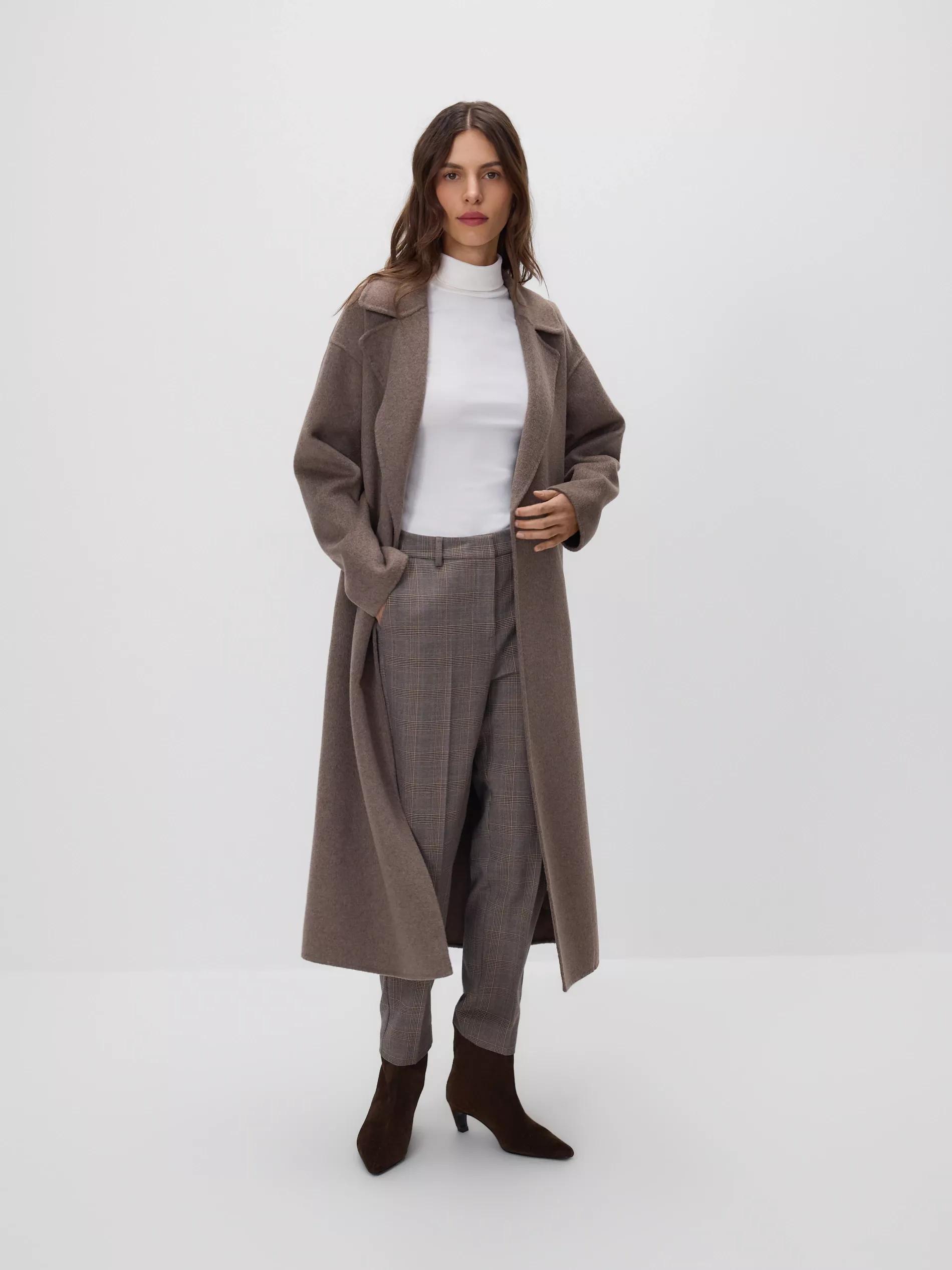 Cream Cotton Rich Turtleneck, Ivory, large image number 1