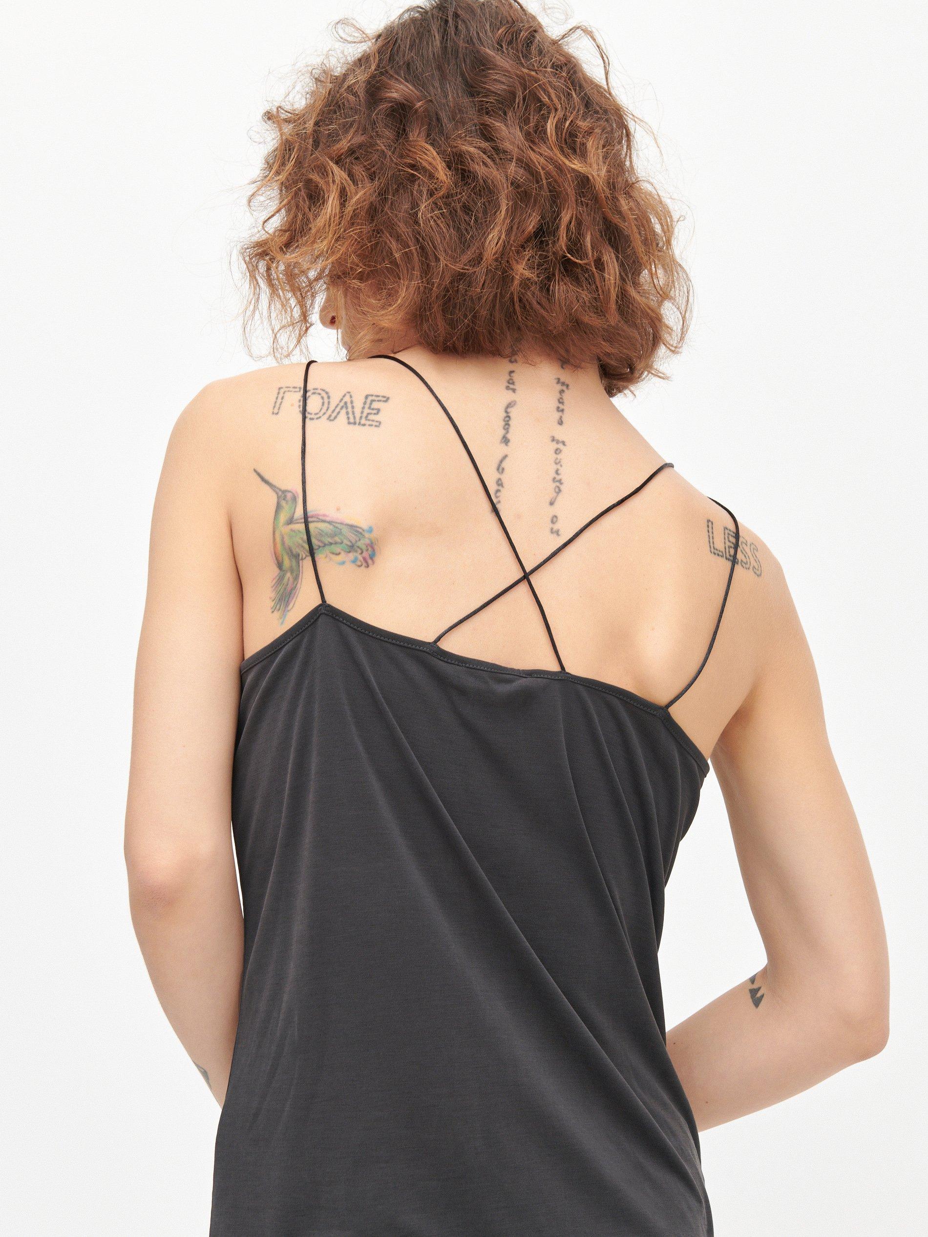 Black Top With Lace, Women, , large image number 2