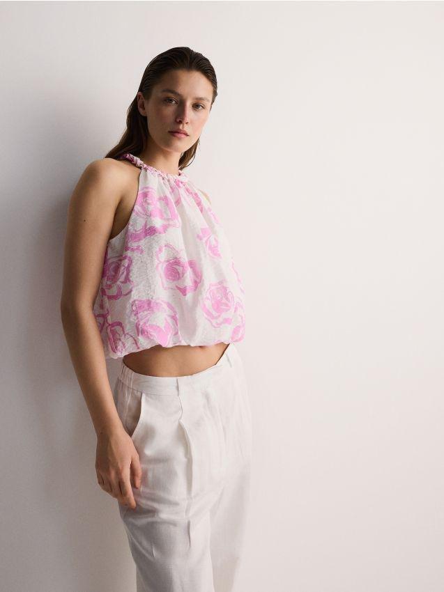 Multicolour Halter Neck Top, , large image number 0