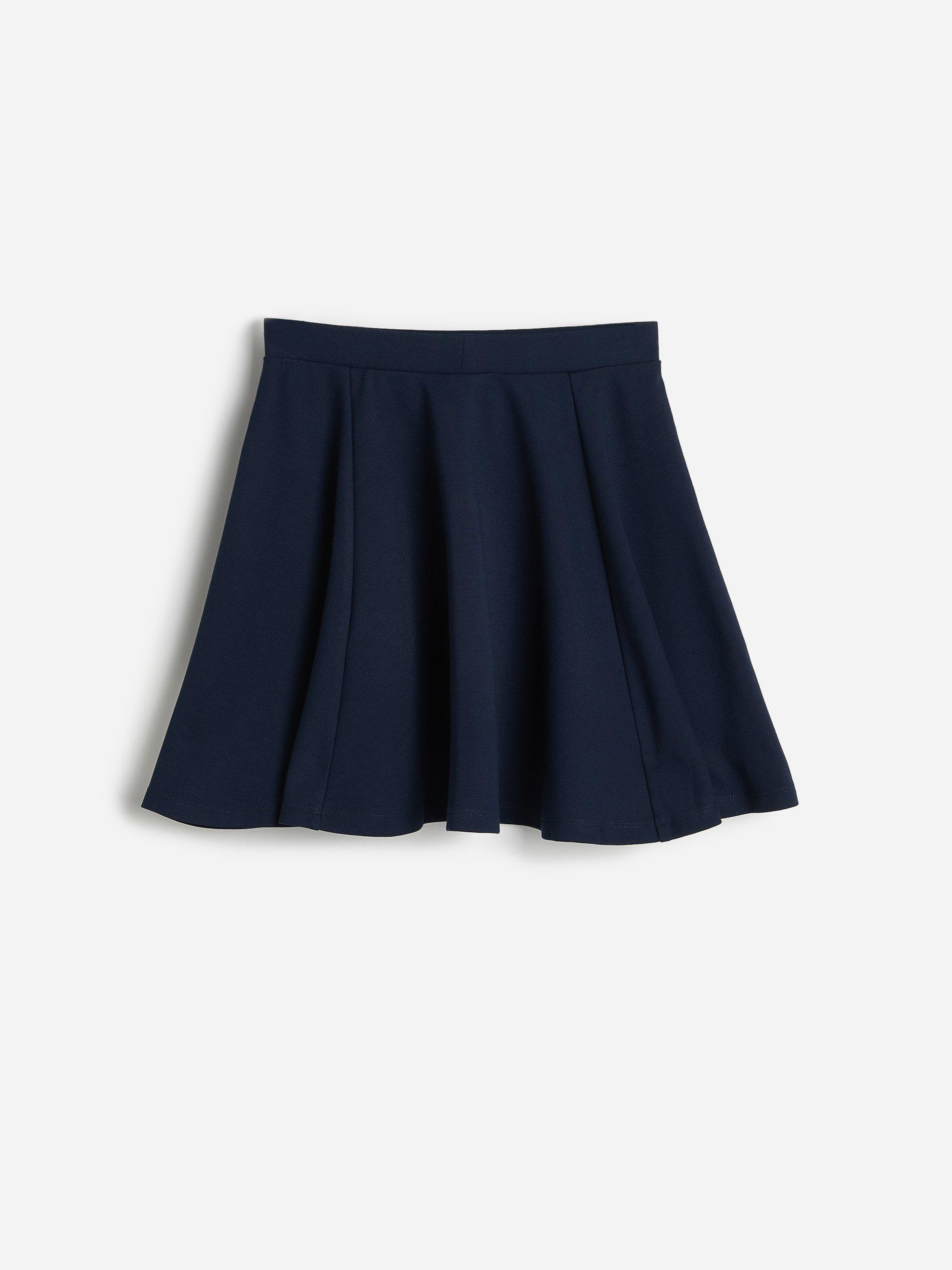 Navy Flared Mini Skirt, Kids Girls, , large image number 3