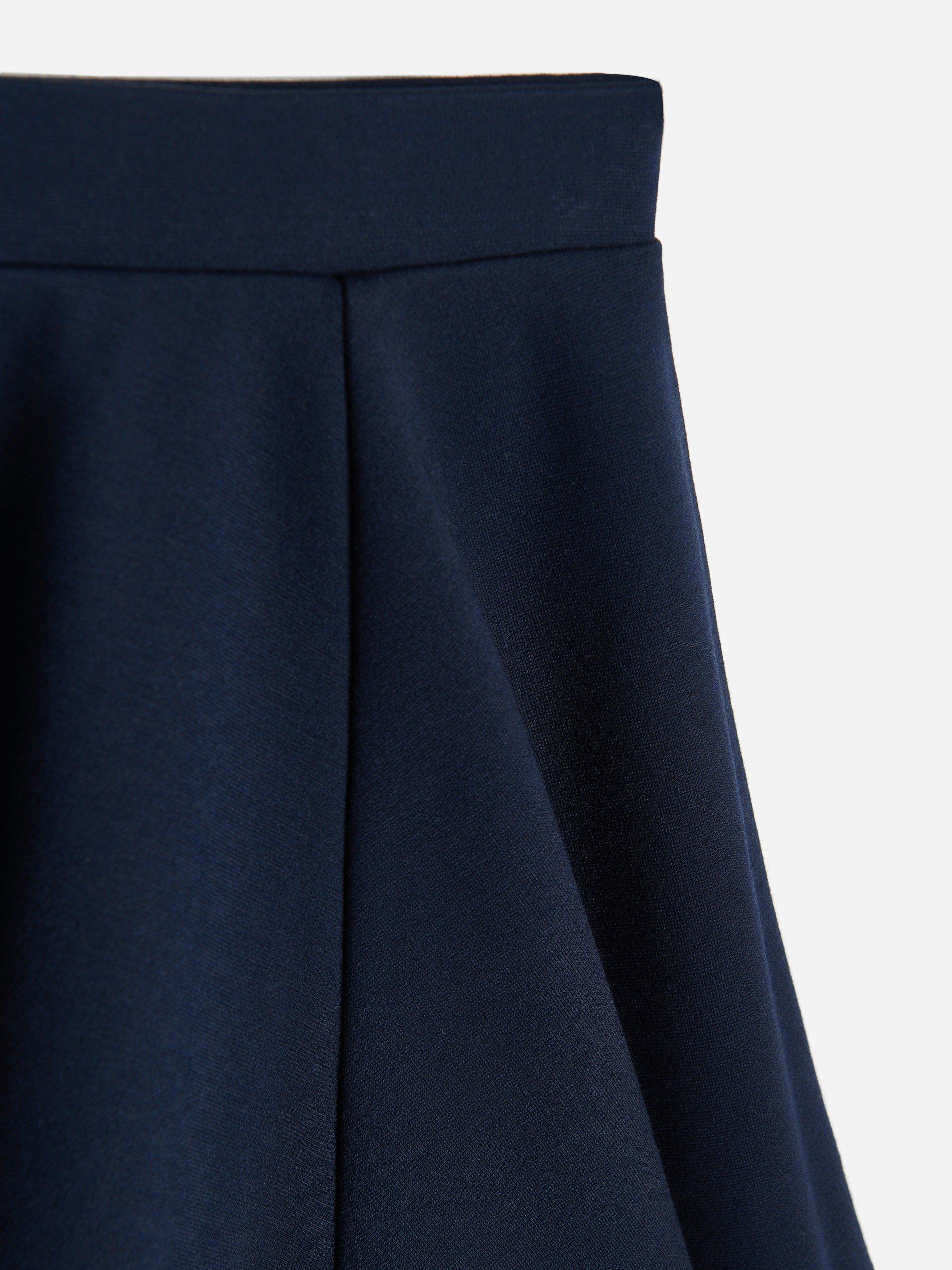 Navy Flared Mini Skirt, Kids Girls, , large image number 4