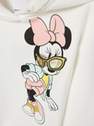 Reserved - Ivory Minnie Sweatshirt With An Application, Kids Girl