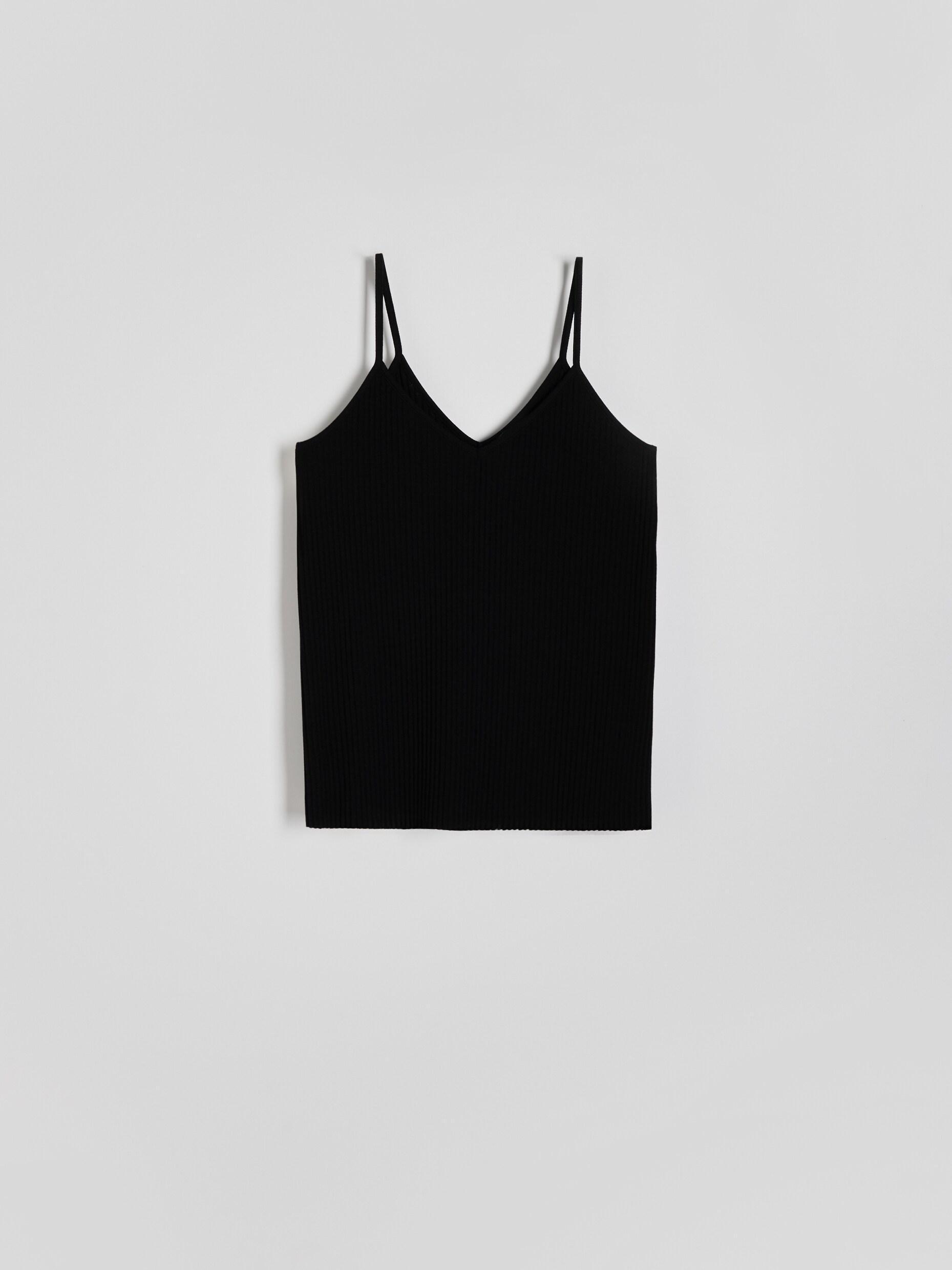 Black Textured Jersey Top, , large image number 2