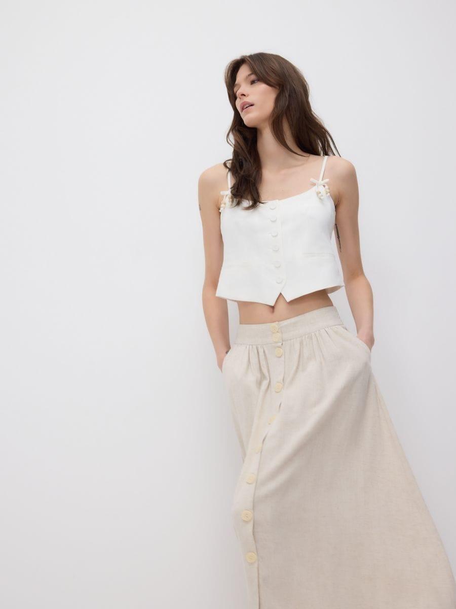 Beige Skirt, , large image number 3