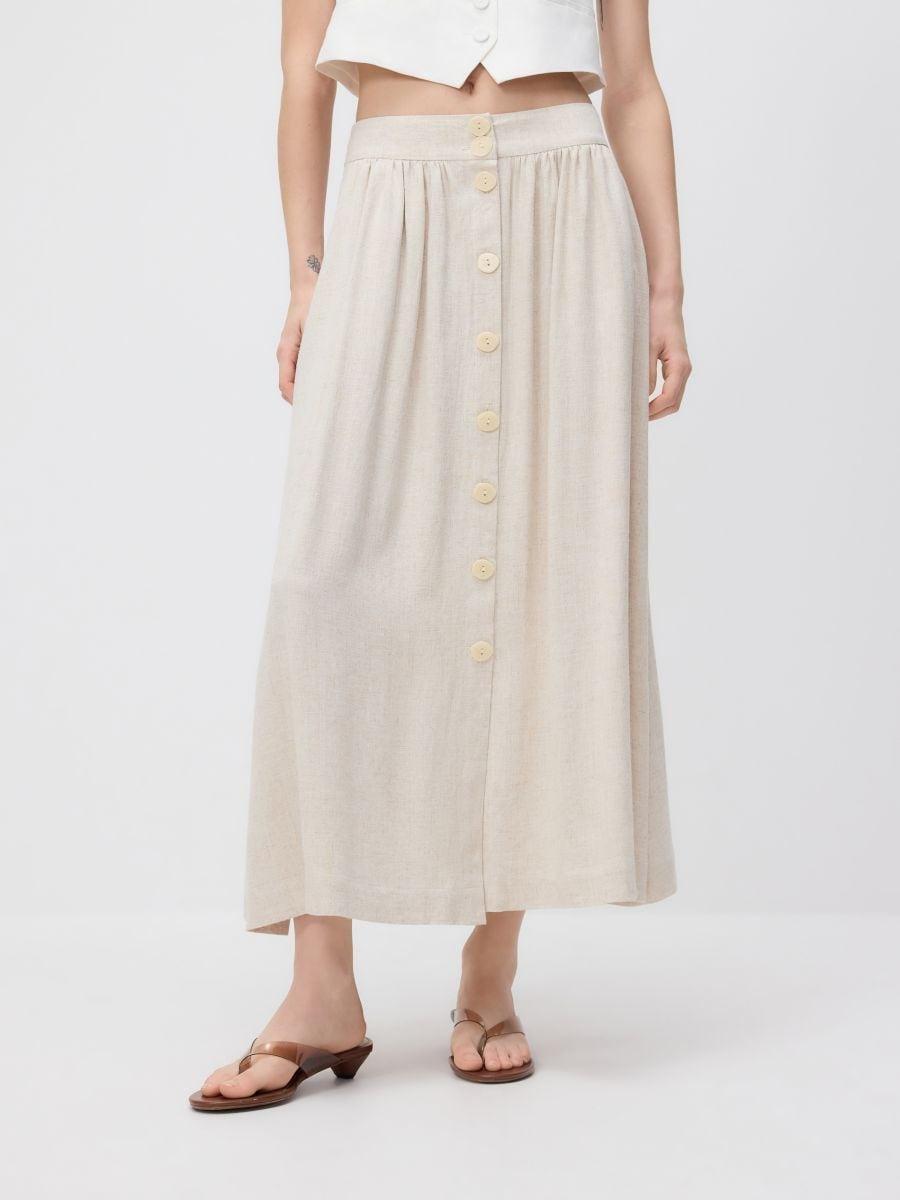 Beige Skirt, , large image number 5