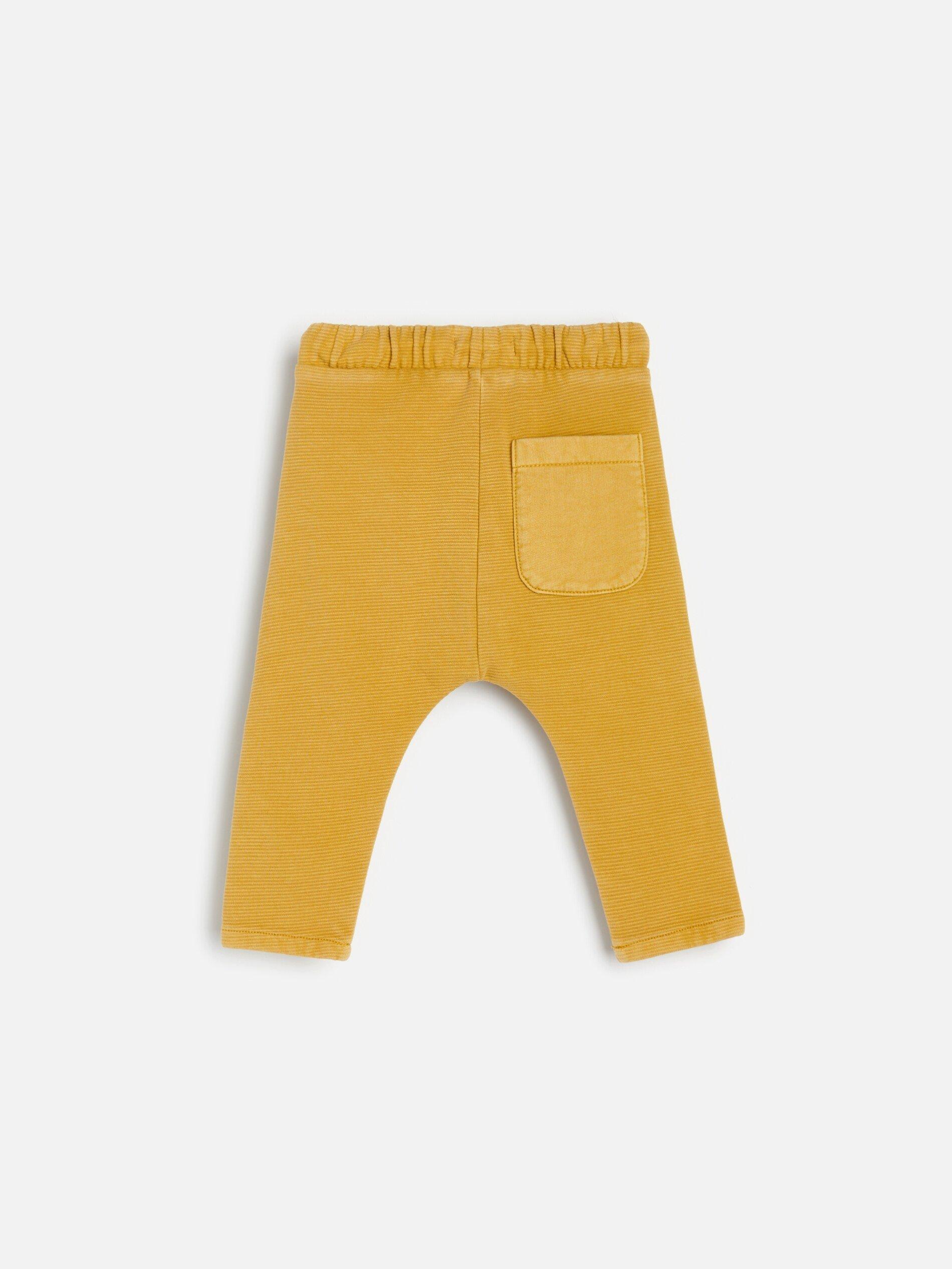 Yellow Jersey Sweatpants, Kids Boy, , large image number 1