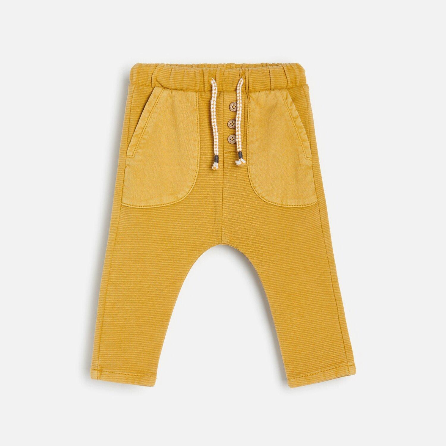 Yellow Jersey Sweatpants, Kids Boy, , large image number 2