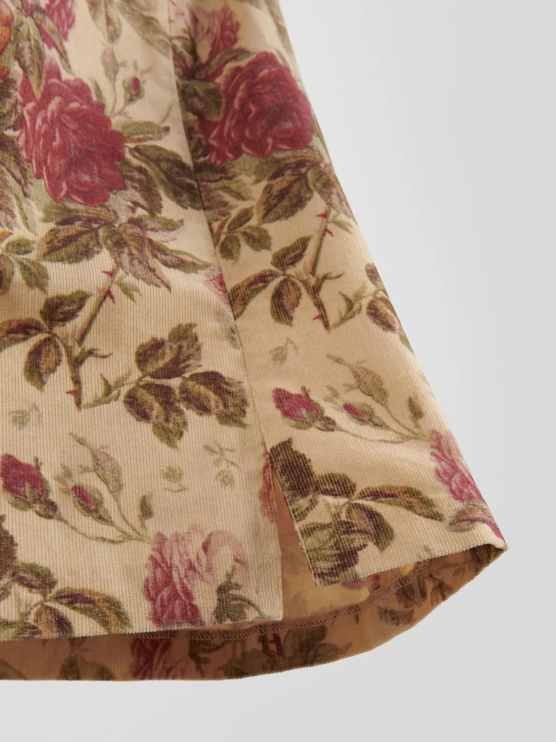 Multicolour Patterned Mini Skirt, , large image number 5