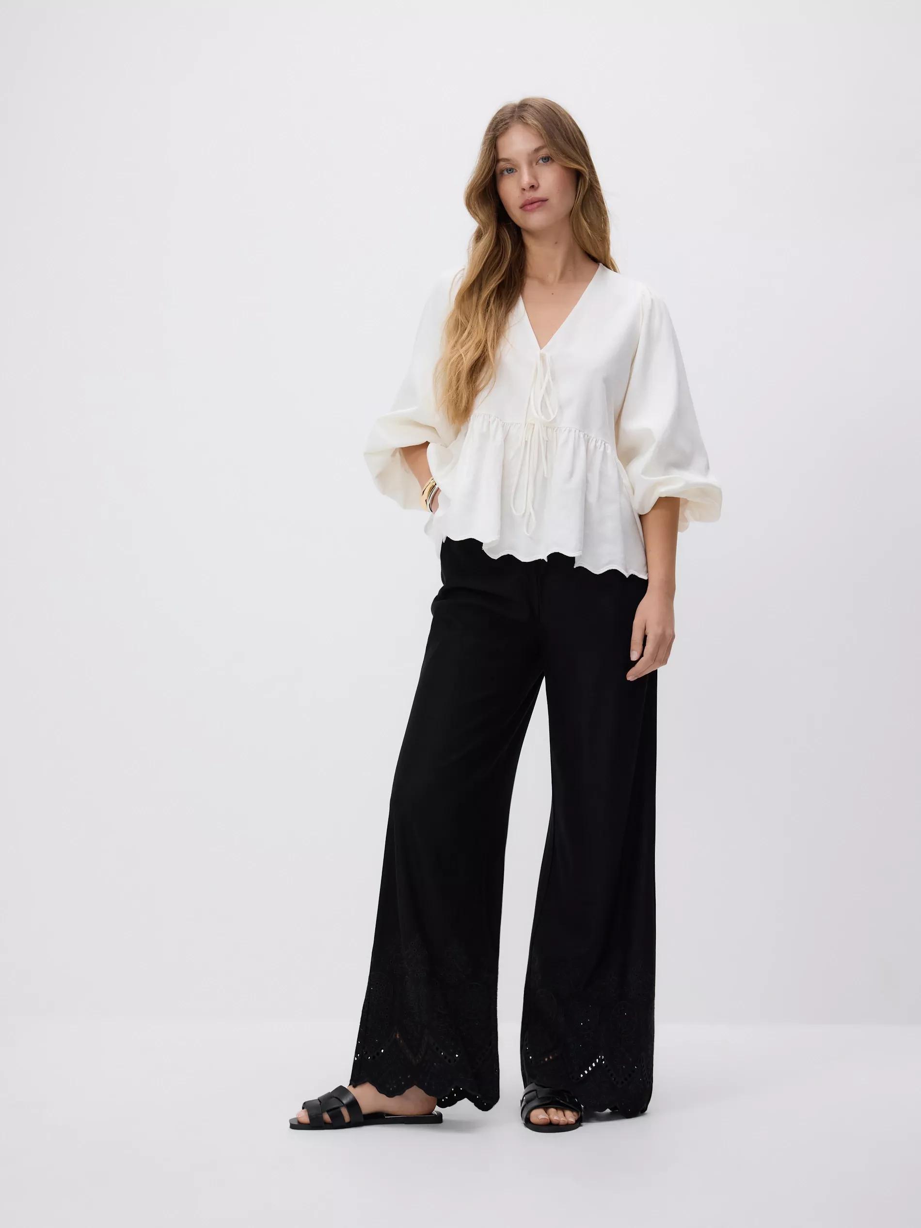 Black Trousers, Black, medium