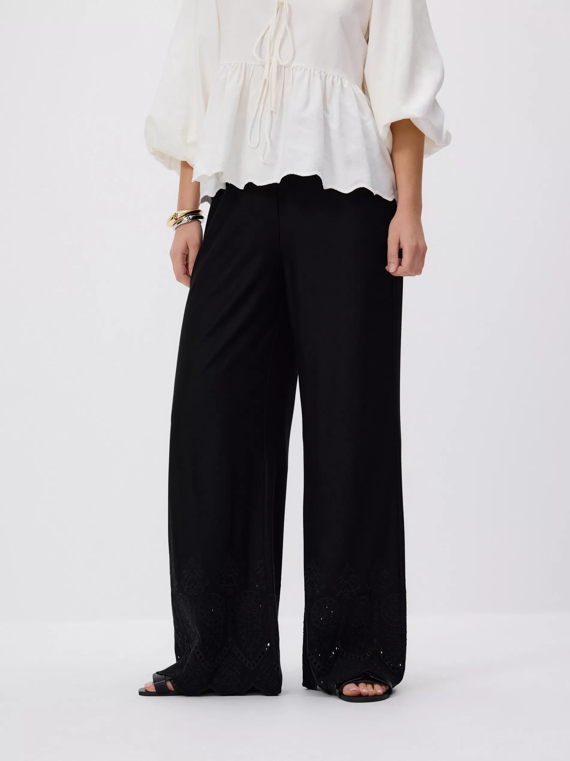 Black Trousers, Black, medium