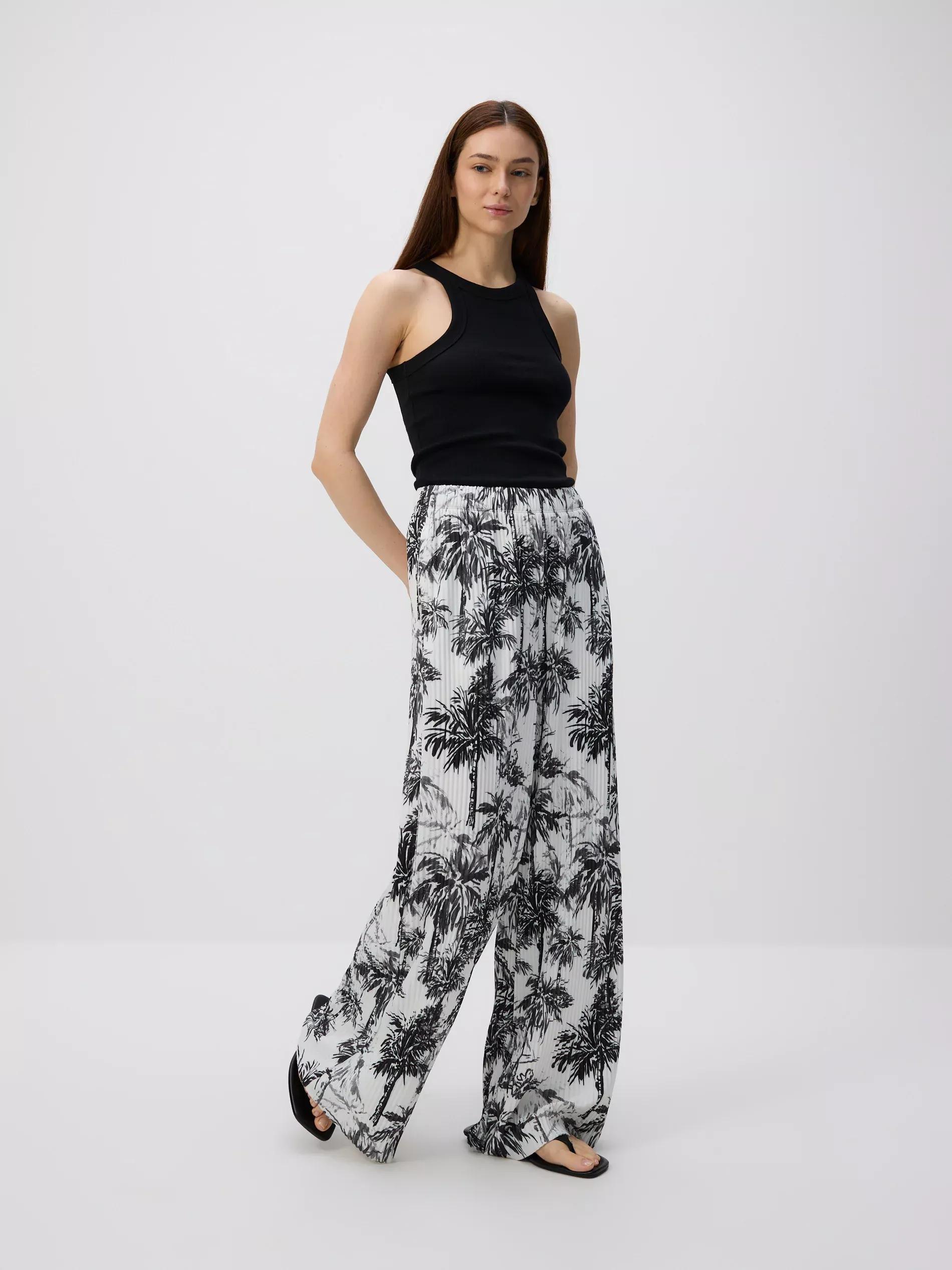 Multicolour Patterned Trousers, , medium