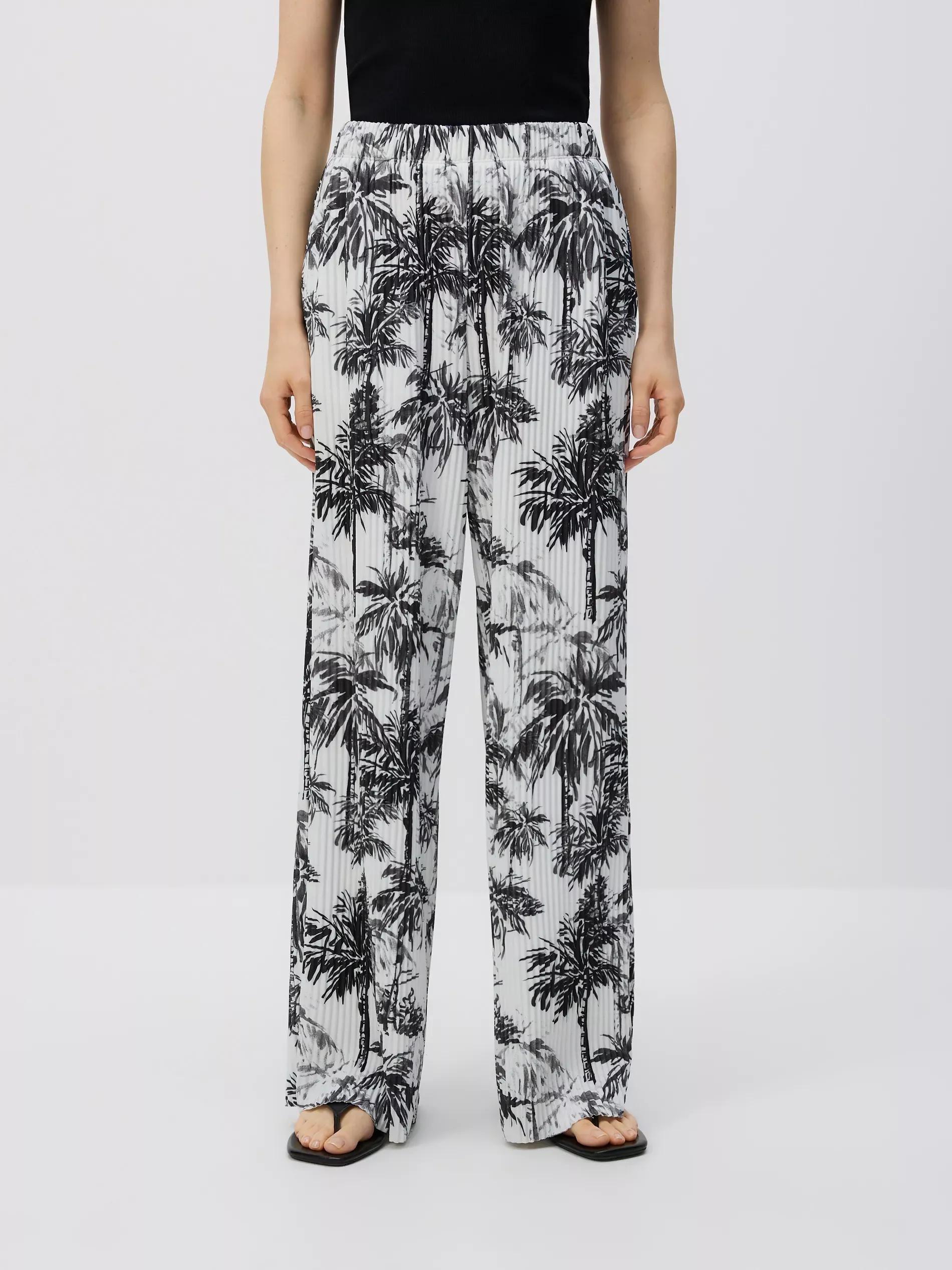 Multicolour Patterned Trousers, , large image number 2