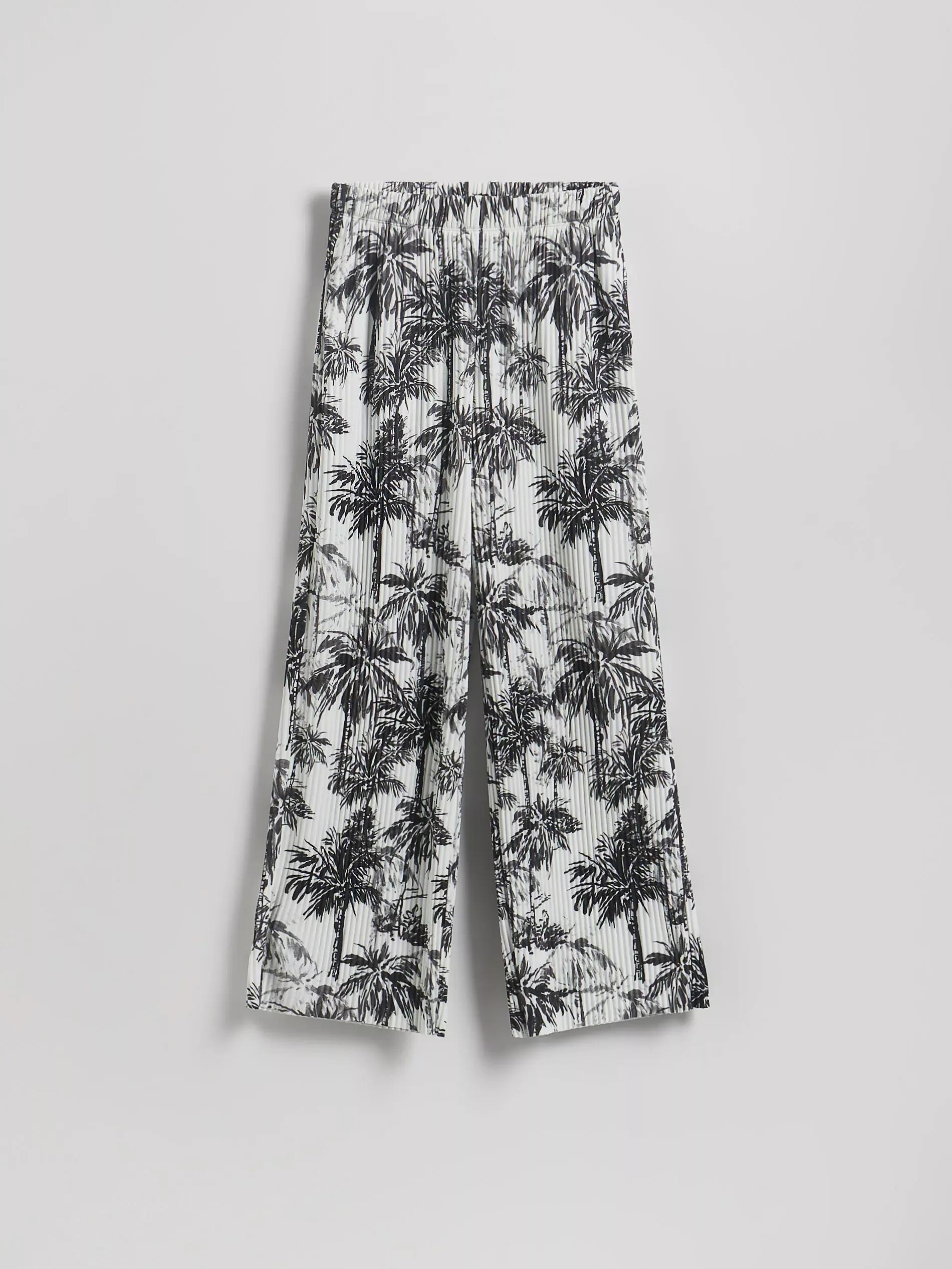 Multicolour Patterned Trousers, Multicolor, large image number 4