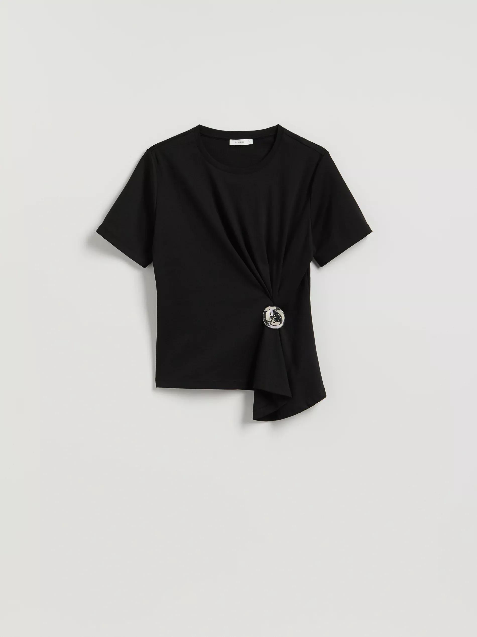 Black Decorative&atilde;&cent;&Acirc;&sbquo;&not;&Acirc;&euro;&tilde;Detail T&atilde;&cent;&Acirc;&sbquo;&not;&Acirc;&euro;&tilde;Shirt, Black, large image number 3