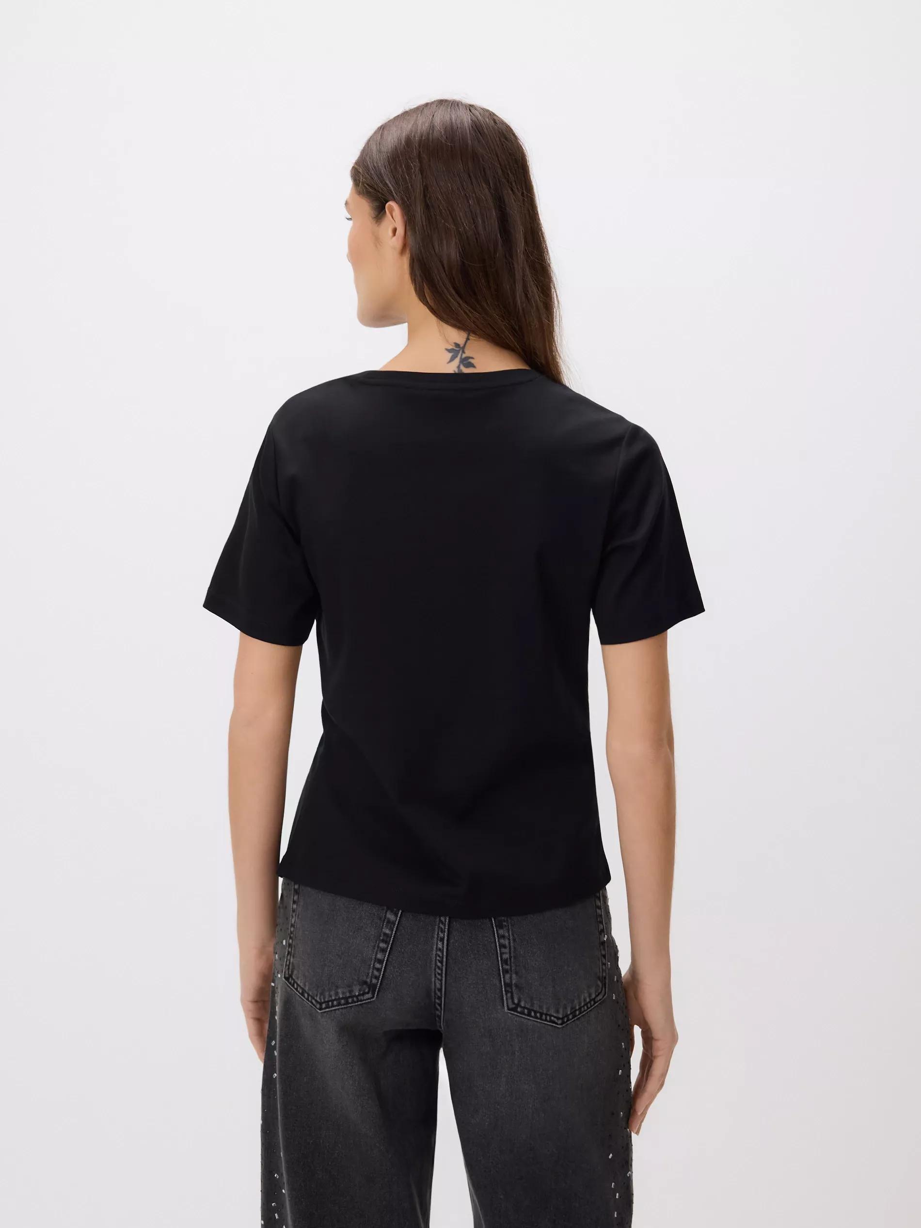 Black Decorative&atilde;&cent;&Acirc;&sbquo;&not;&Acirc;&euro;&tilde;Detail T&atilde;&cent;&Acirc;&sbquo;&not;&Acirc;&euro;&tilde;Shirt, Black, large image number 4