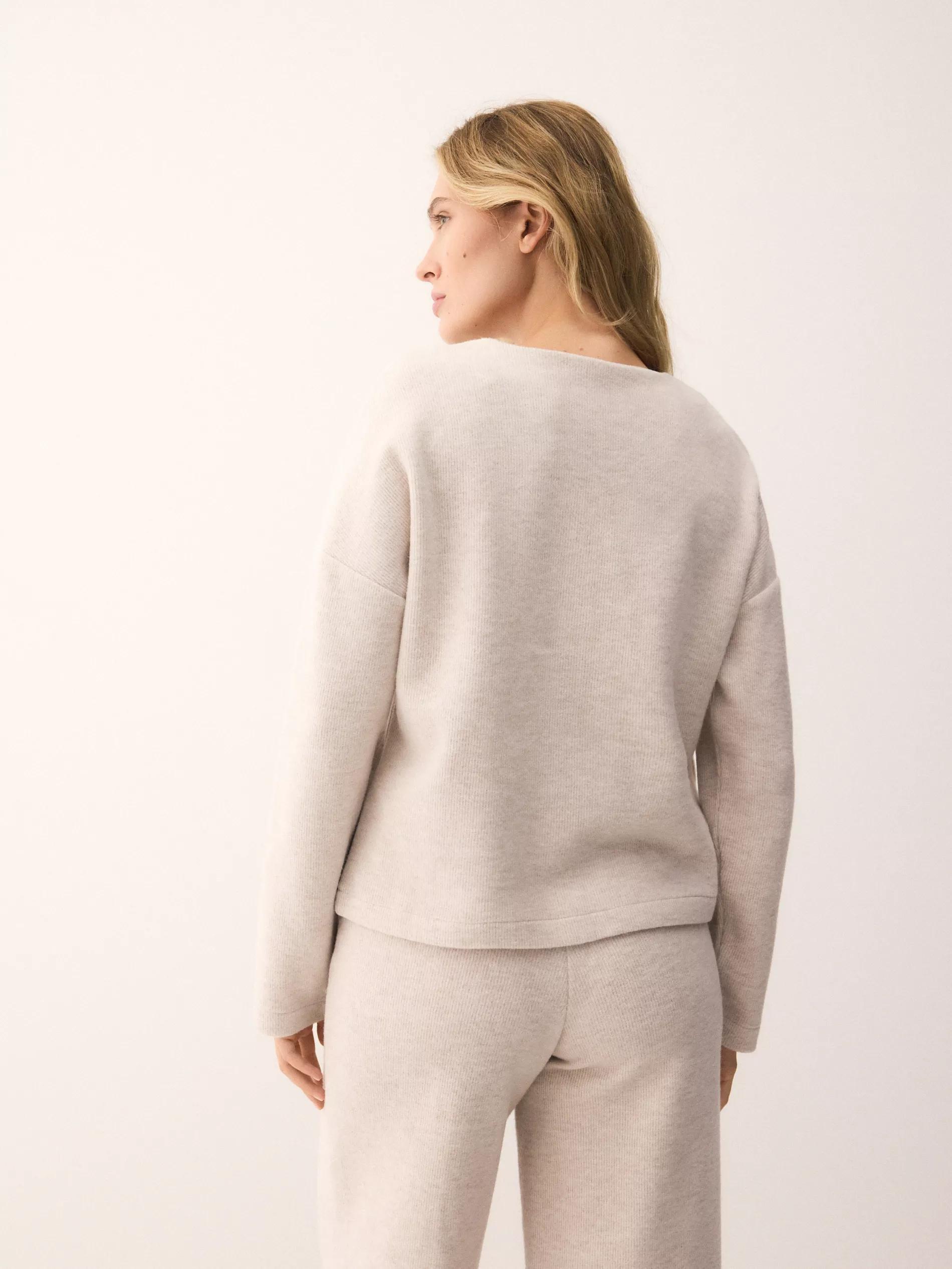 Beige Cardigan With Decorative Buttons, Beige, large image number 3