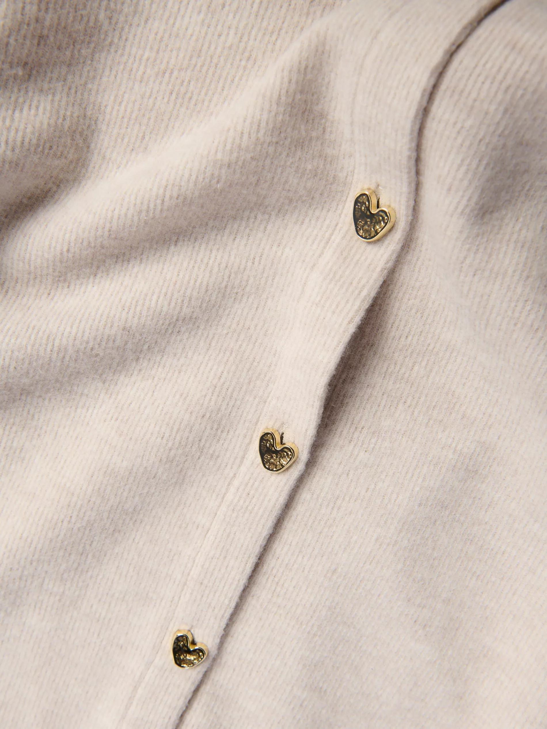 Beige Cardigan With Decorative Buttons, Beige, large image number 5